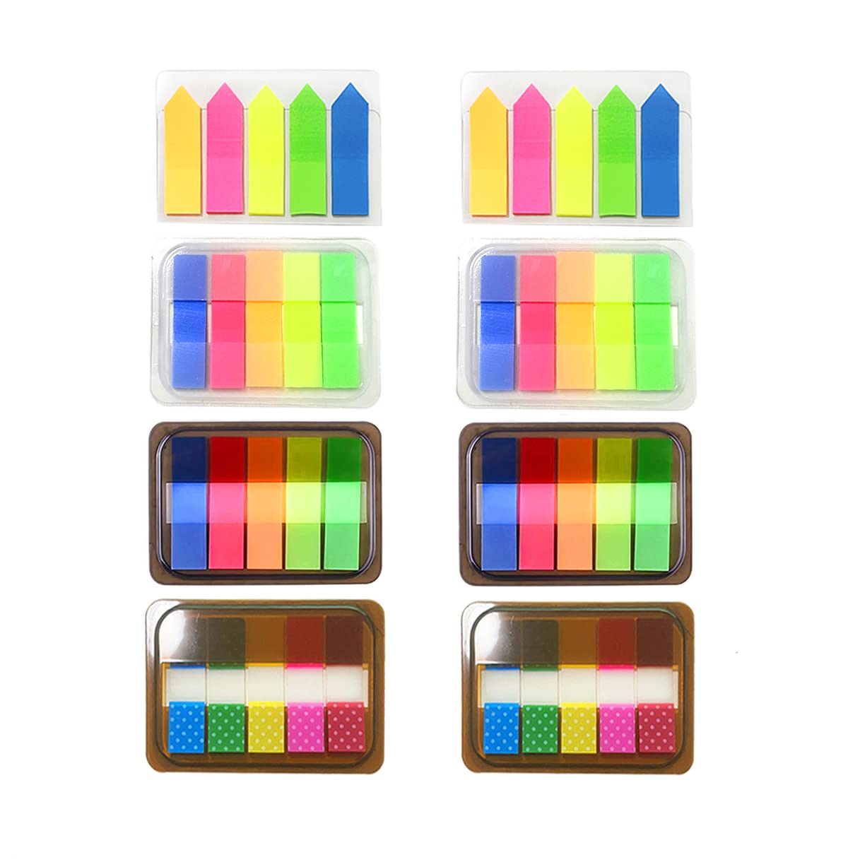 Colorful Sticky Tabs Index Flags - 800 Pieces Self-Stick Page Markers for Books, Notes & Office Organization (Multicolor) - Perfect for Study, Work & Document Filing