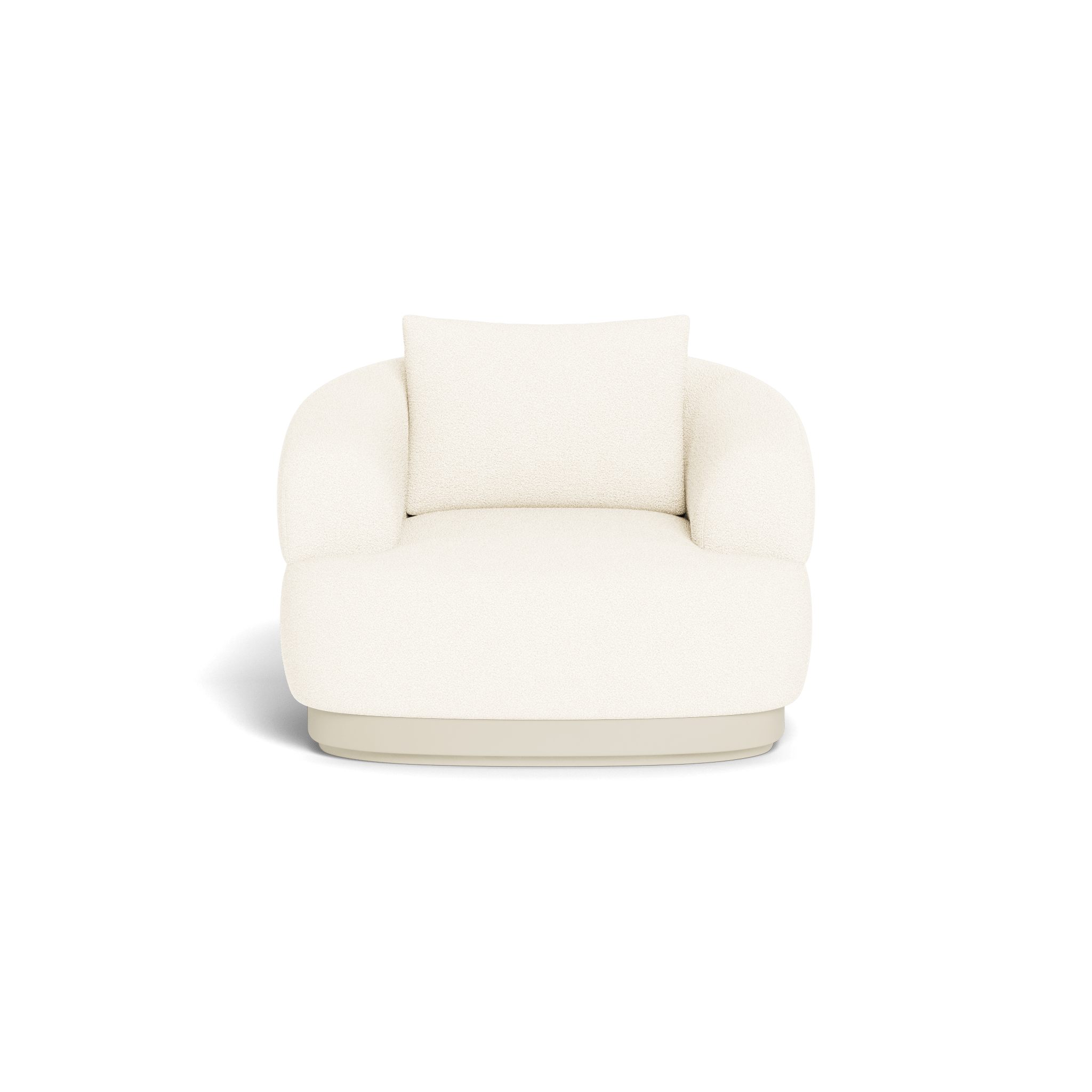 Amalfi Lounge Chair - Modern Comfortable Accent Chair for Living Room, Bedroom & Patio - Stylish Upholstered Armchair with Solid Wood Frame - Perfect for Relaxing, Reading & Lounging
