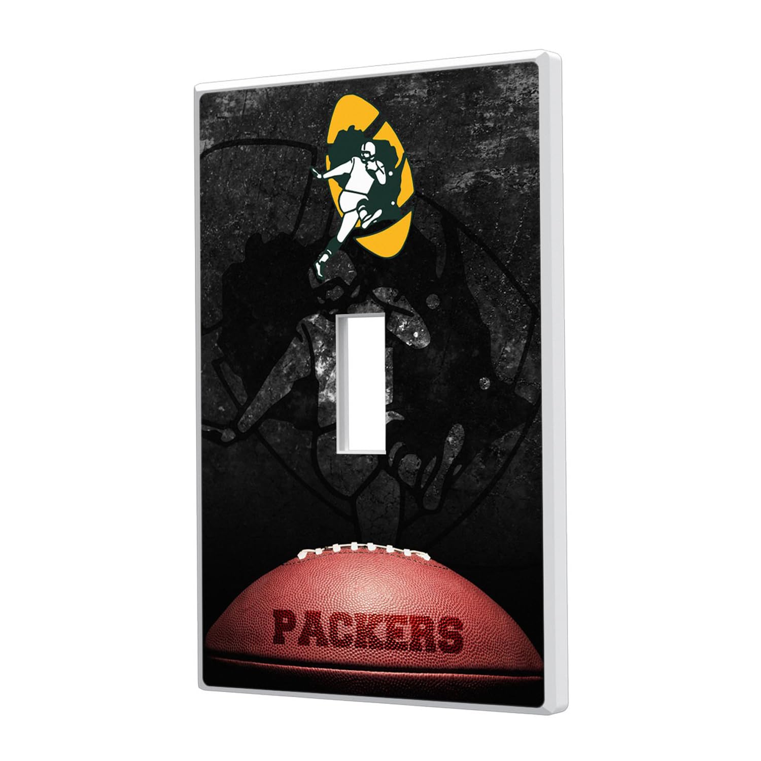 NFL Legendary Team Logo Light Switch Cover - Decorative Wall Plate for Sports Fans, Game Room & Man Cave Decor