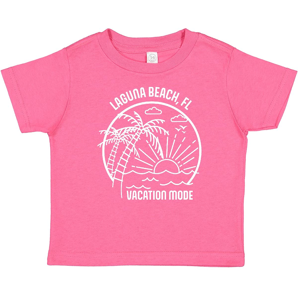 Inktastic Summer Vacation Mode Laguna Beach Florida Baby T-Shirt - Cute Outfit for Beach Trips & Family Vacations
