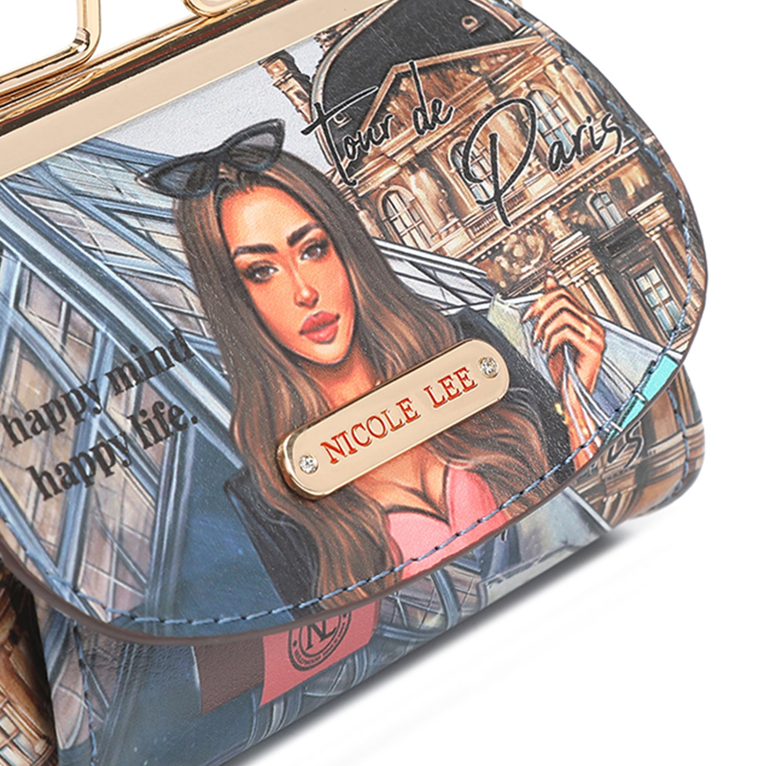 HADLEE Mini Coin Purse - Small Leather Wallet for Women & Men - Compact RFID Blocking Card Holder for Travel, Shopping, and Everyday Use
