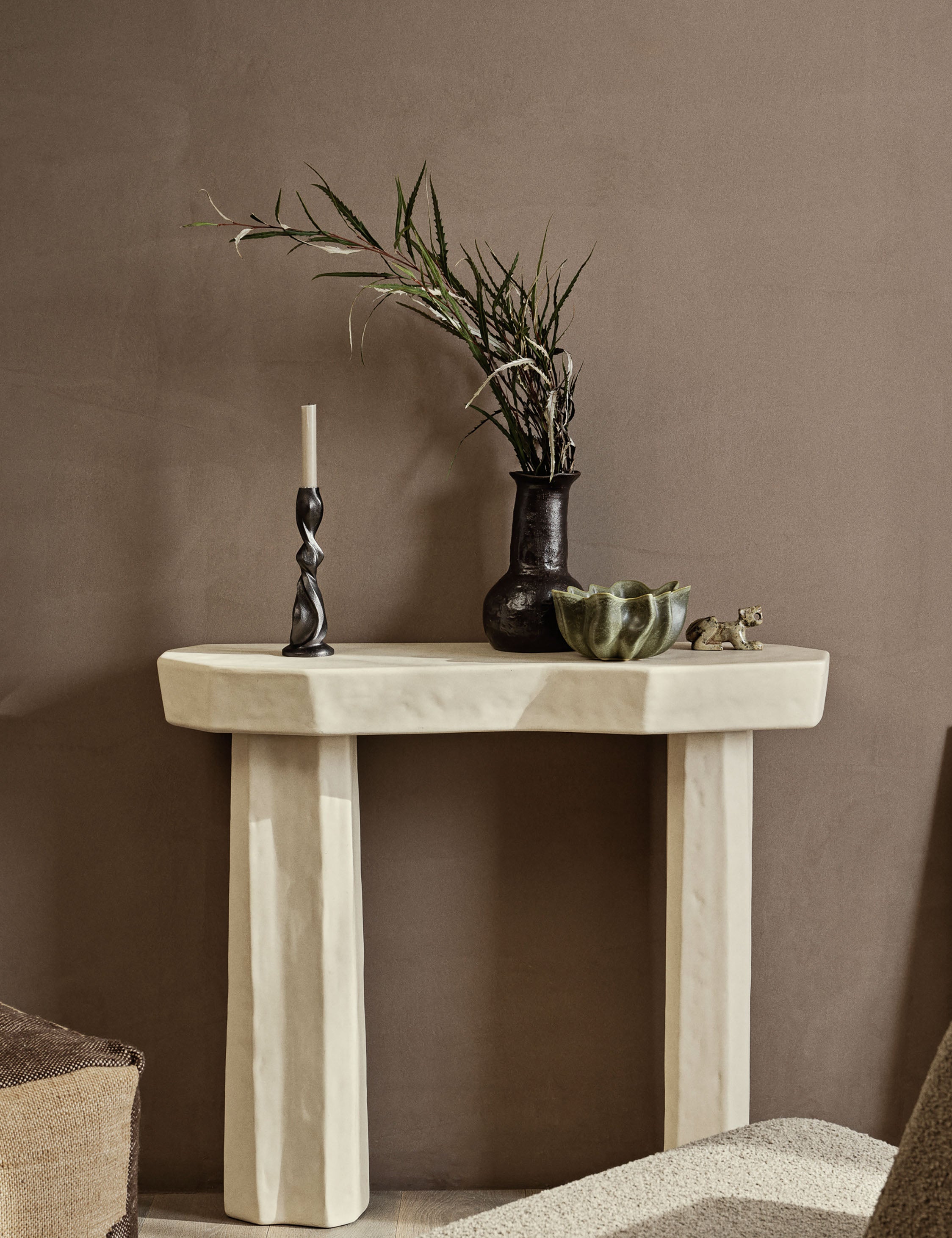 Ferm Living Gale Candle Holder - Modern Scandinavian Home Decor for Living Room, Bedroom & Dining Table - Perfect for Wedding, Christmas & Cozy Home Ambiance