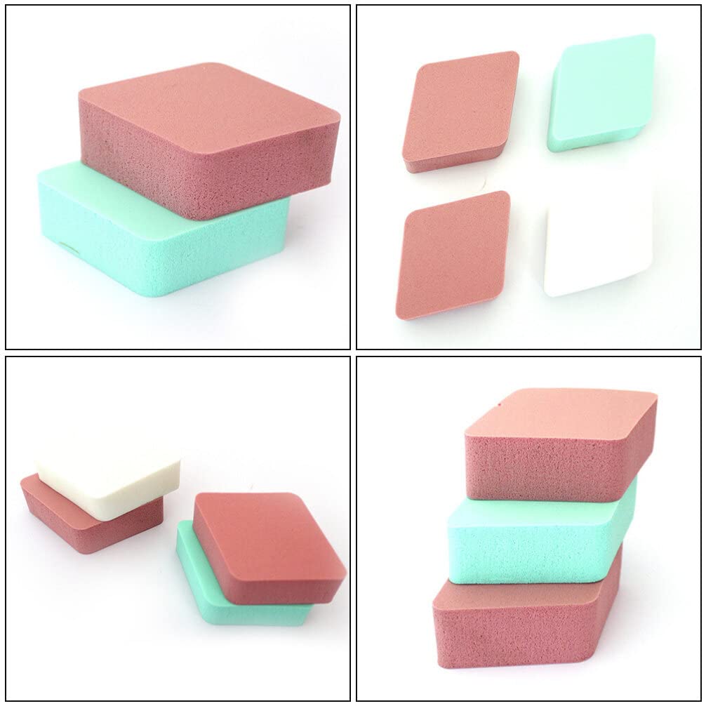FRCOLOR 8-Piece Makeup Sponge Set - Soft Cosmetic Blending Sponges for Foundation, Powder & Concealer | Professional Beauty Sponges for Flawless Makeup Application | Perfect for Daily Use, Travel & Professional Makeup Artists
