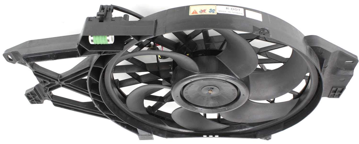 Evan Fischer Radiator Cooling Fan Replacement for 2001-2004 Ford Mustang - Compatible with Partslink FO3115120 - Perfect for Engine Cooling & Overheating Prevention
