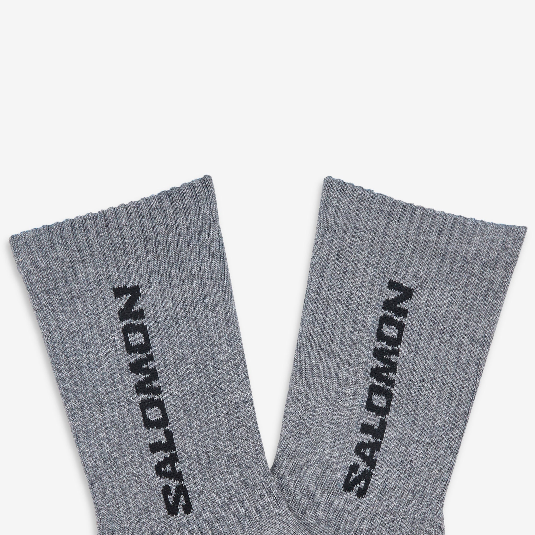 Everyday Crew 3 Pack Socks - Black, White & Medium Grey Melange - Comfortable Cotton Casual Socks for Men & Women - Perfect for Work, Gym & Daily Wear