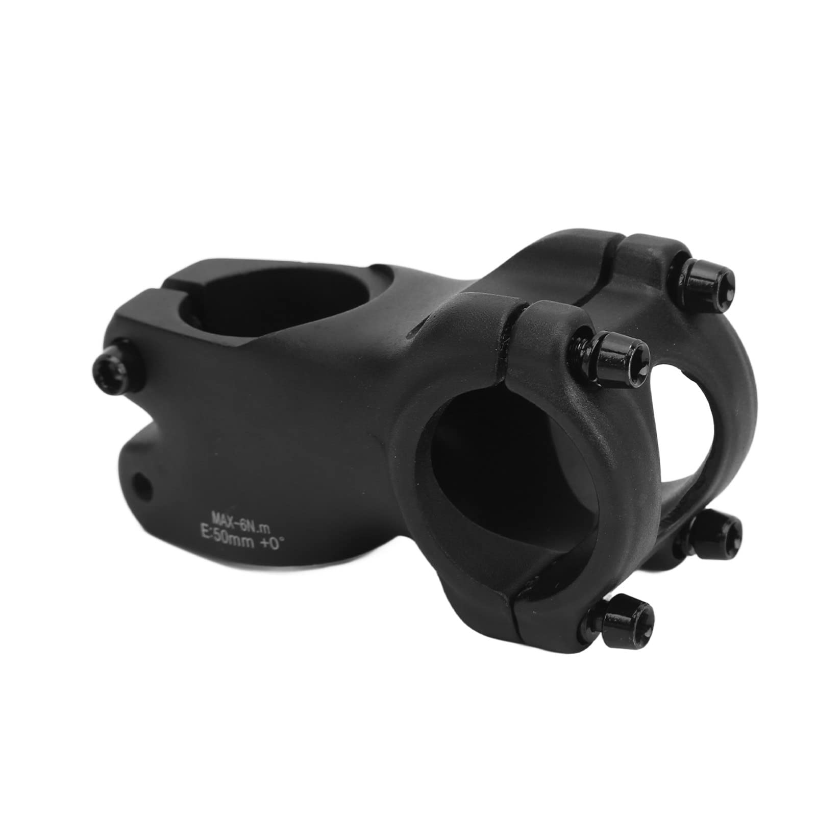 High-Performance Aluminum Alloy CNC Hollow MTB Stem - Sandblasted Black Handlebar for Mountain & Folding Bikes | Durable & Lightweight for Trail Riding & Urban Commuting