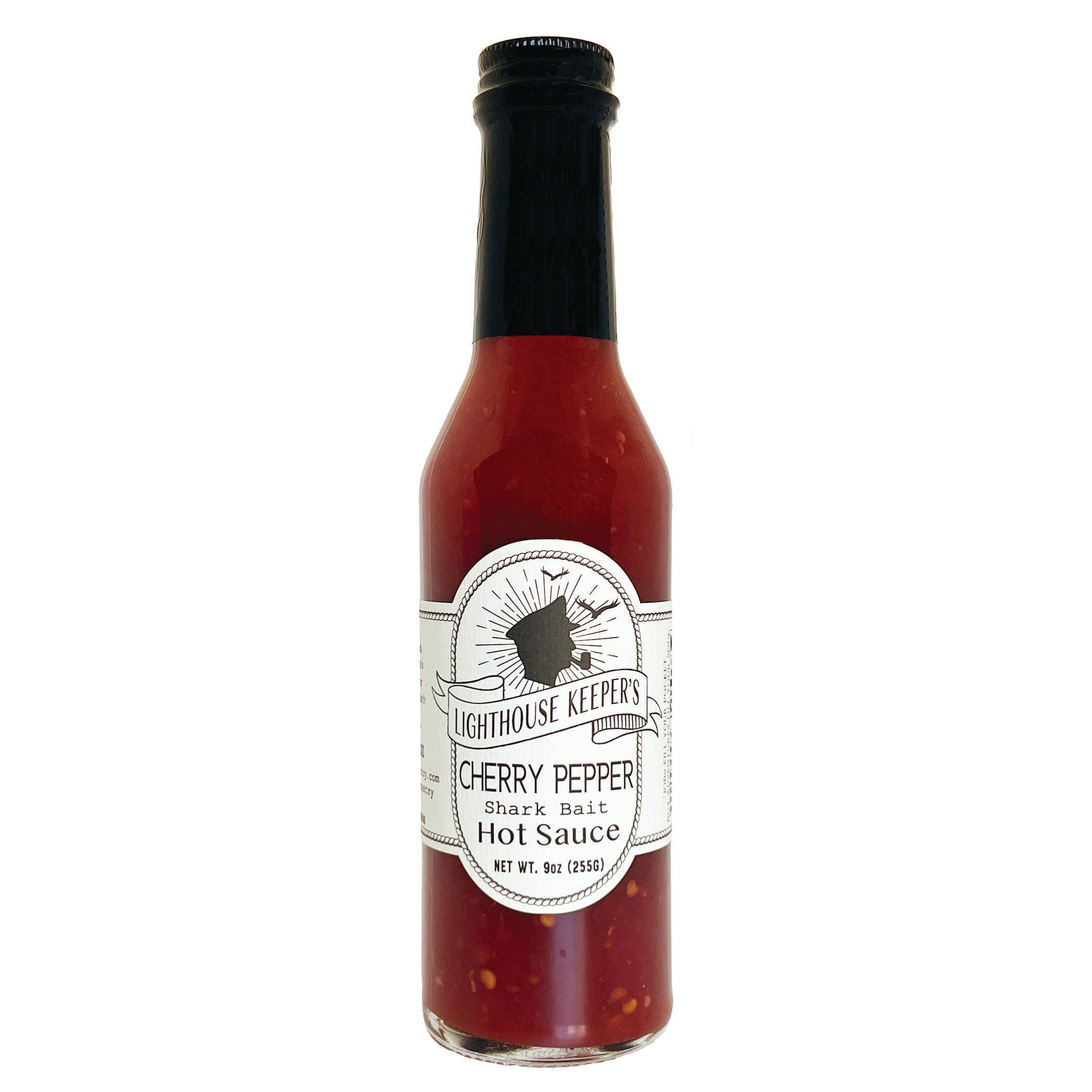 Cherry Pepper Shark Bait Hot Sauce - Spicy Gourmet Hot Sauce for Seafood, Tacos & Wings - Perfect for Grilling, BBQ & Cooking
