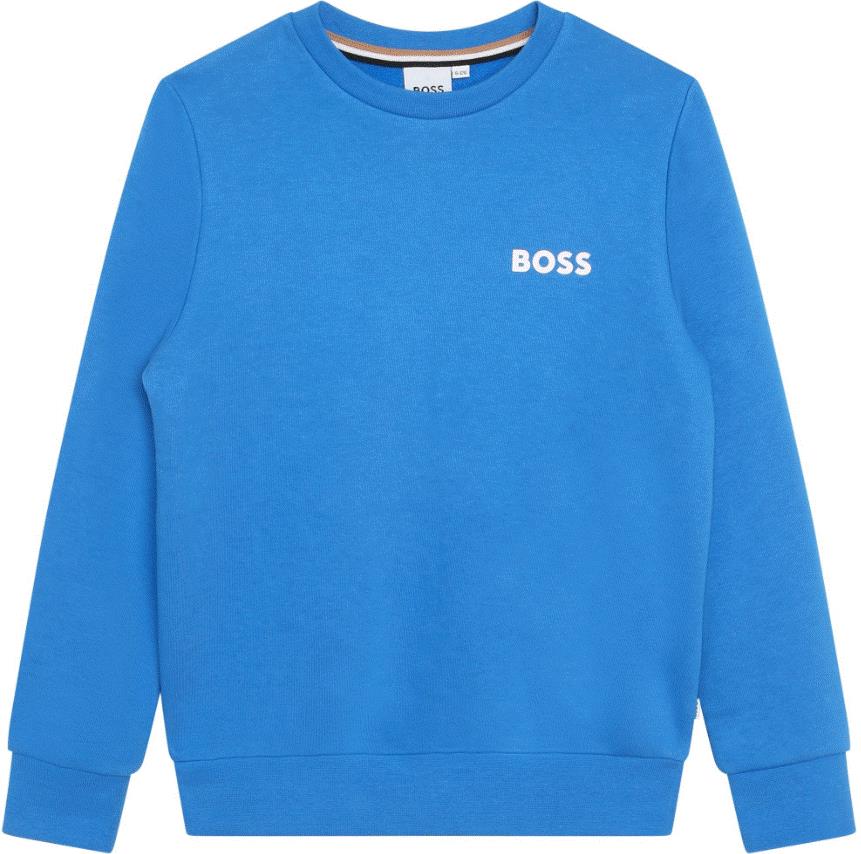 HUGO BOSS Mini Me Sweatshirt for Kids (Size 4-16A) - Soft Cotton Pullover Hoodie for Boys & Girls - Perfect for Casual Wear, School & Family Outings