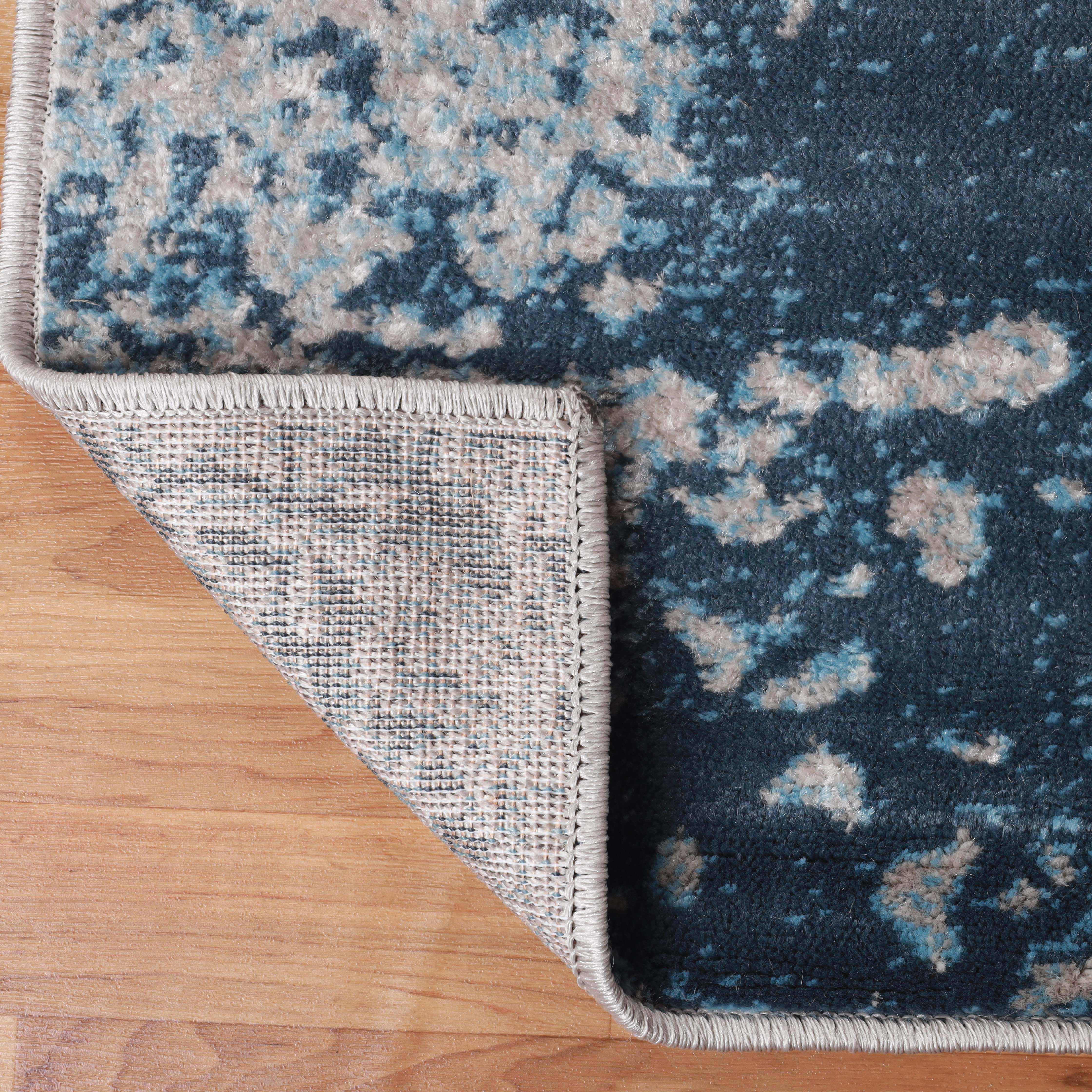 Brentwood Modern Abstract Indoor Area Rug - Soft Non-Slip Living Room Carpet for Bedroom, Dorm & Home Decor