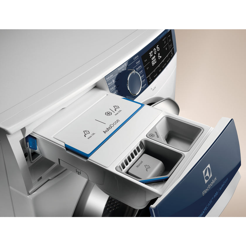 Electrolux EWF1041ZDWA 10kg Front Load Washing Machine - Energy Efficient, Quiet Operation for Apartments & Small Homes - Perfect for Laundry Rooms & Compact Spaces
