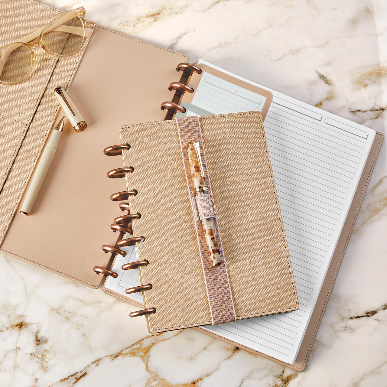 Circa Sliver Gossamer Notebook - Premium Lined Journal for Writing, Note Taking & Sketching - Perfect for Office, School & Travel