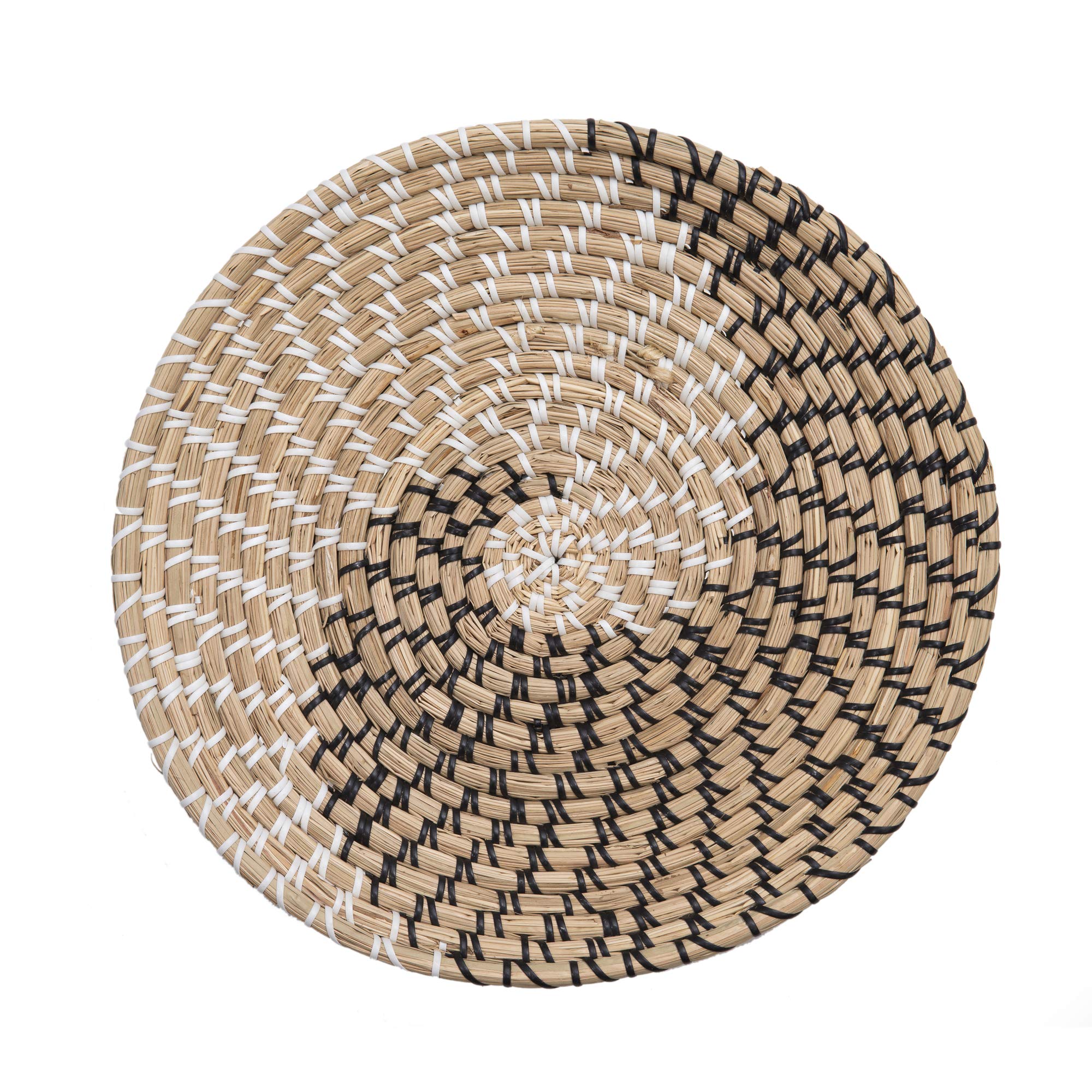 Natural Seagrass Woven Wall Basket - 13.7