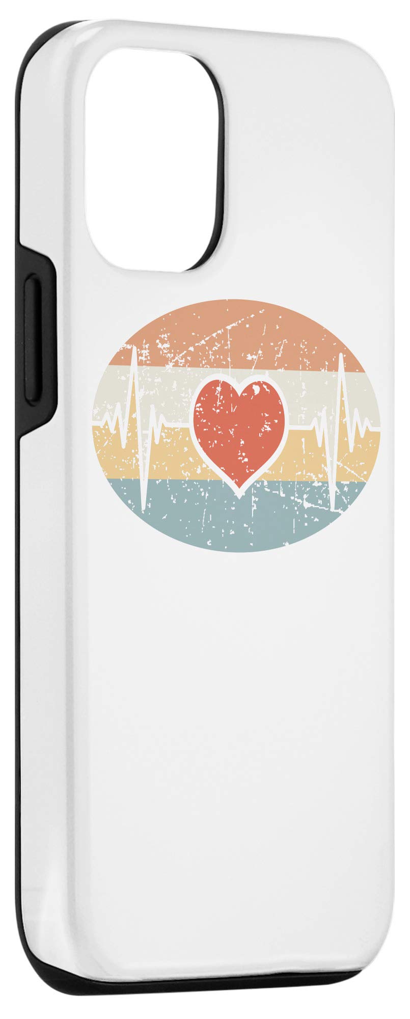 iPhone 12/12 Pro Heartbeat Pulse Phone Case - Anatomical Heart Design for Cardiology Lovers - Perfect for Doctors, Nurses & Medical Students - Shockproof Protective Cover for Daily Use