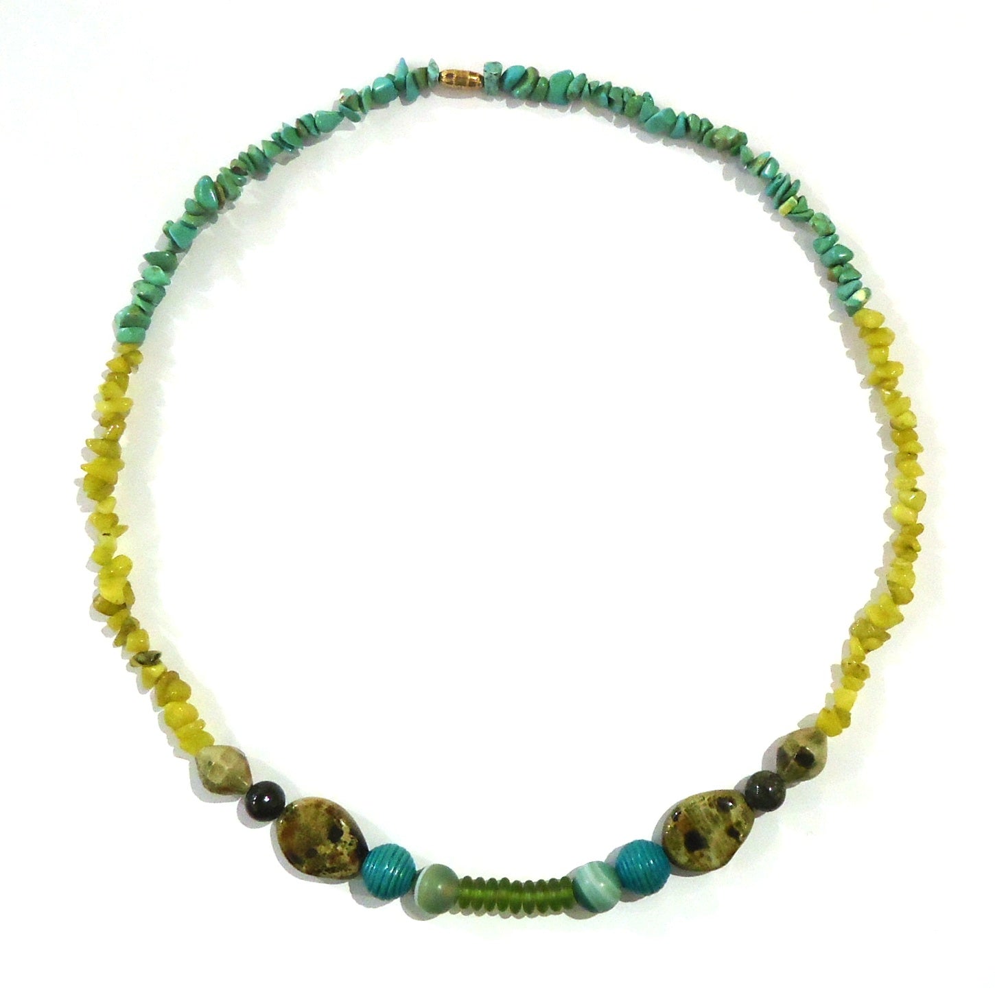 Elegant Multi Bead Necklace for Women - Handmade Bohemian Beaded Jewelry - Perfect for Parties, Weddings & Everyday Wear