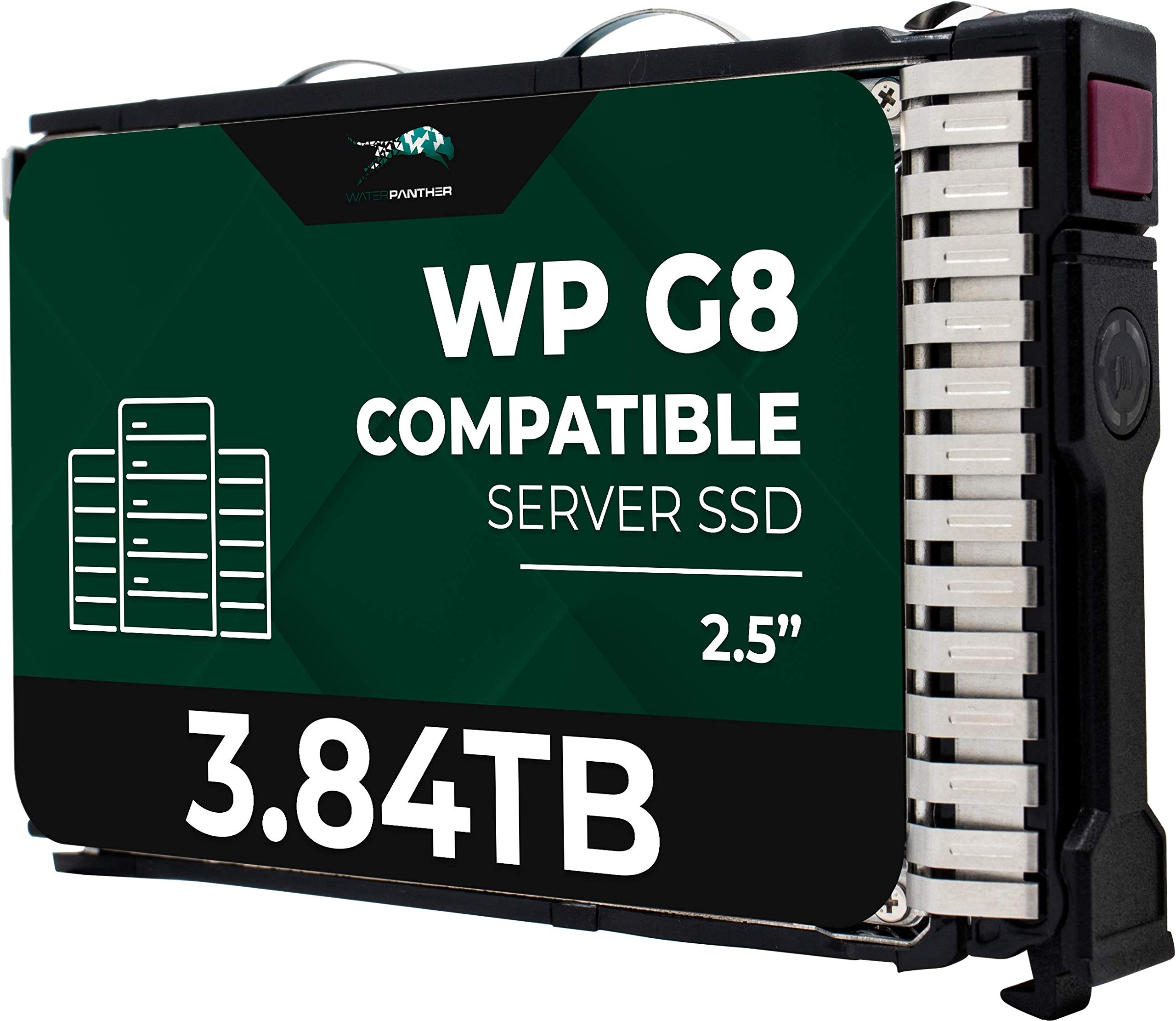 3.84TB SAS 12Gb/s 2.5in 15mm Enterprise SSD for HP ProLiant G8 G9 G10 Servers | High-Performance Solid State Drive for Data Centers & Cloud Storage