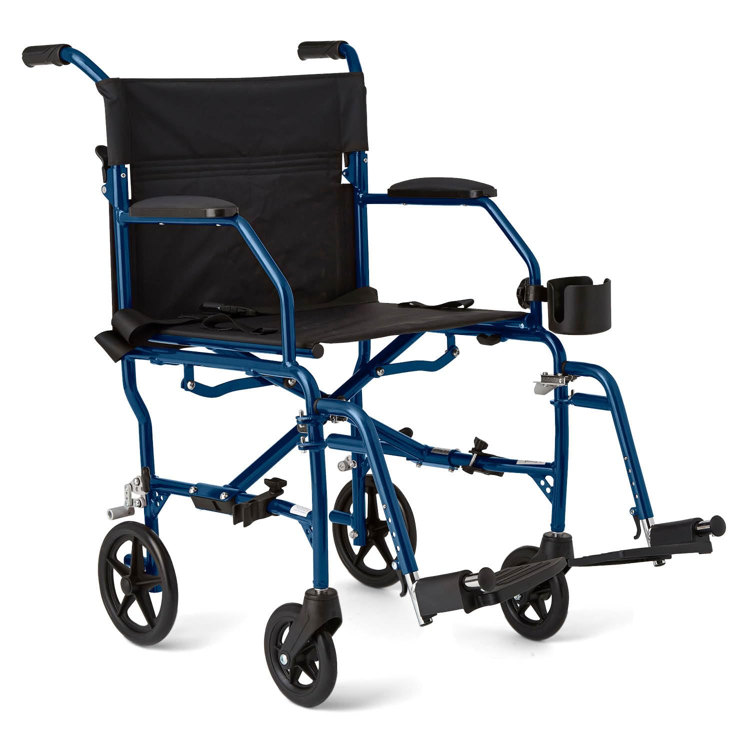 Medline Ultra Lightweight Transport Wheelchair for Adults - Foldable 19