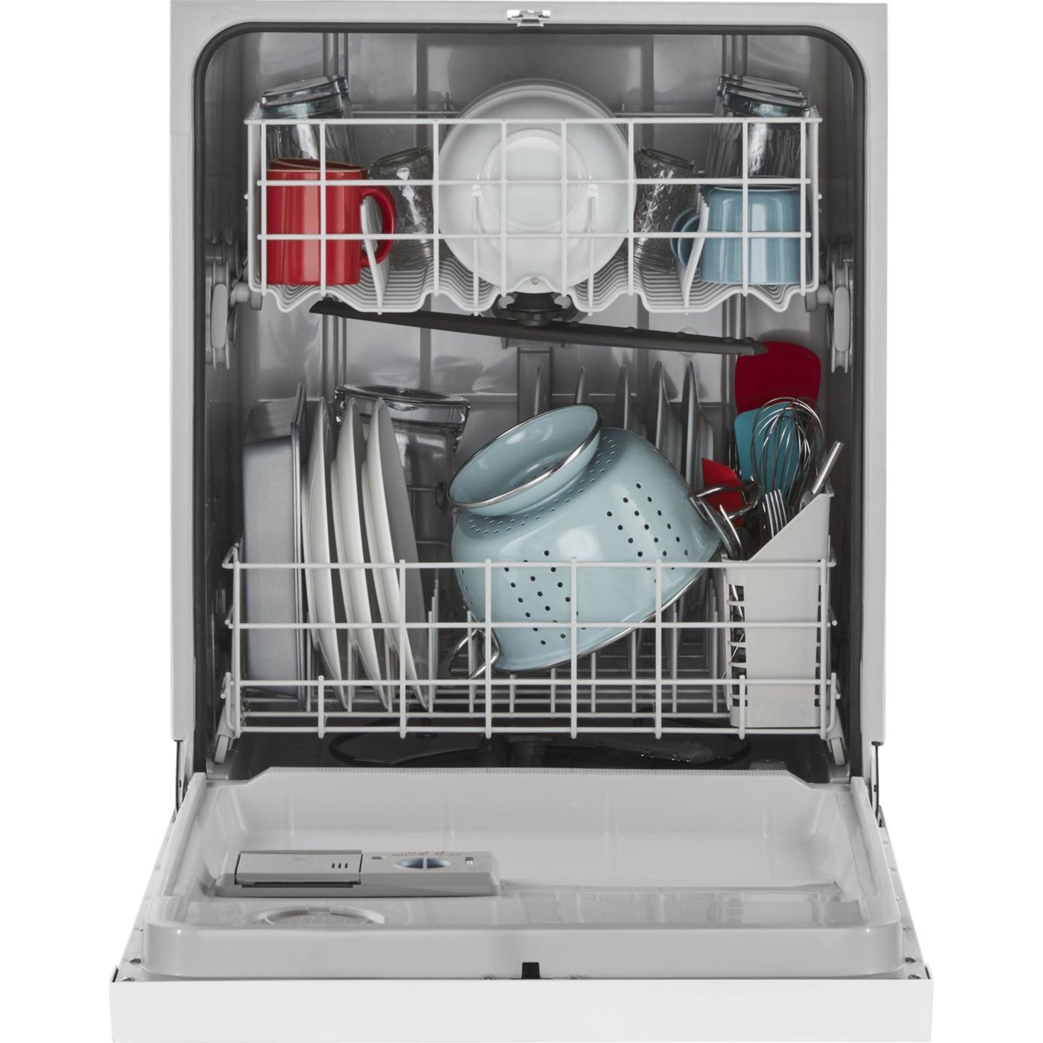 Amana ADB1400AMW 24 Inch Built-In Dishwasher - Energy Star Certified, 14 Place Settings, Quiet Operation, White - Perfect for Kitchens, Apartments, and Small Households