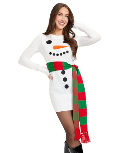 Snowman Scarf (White)