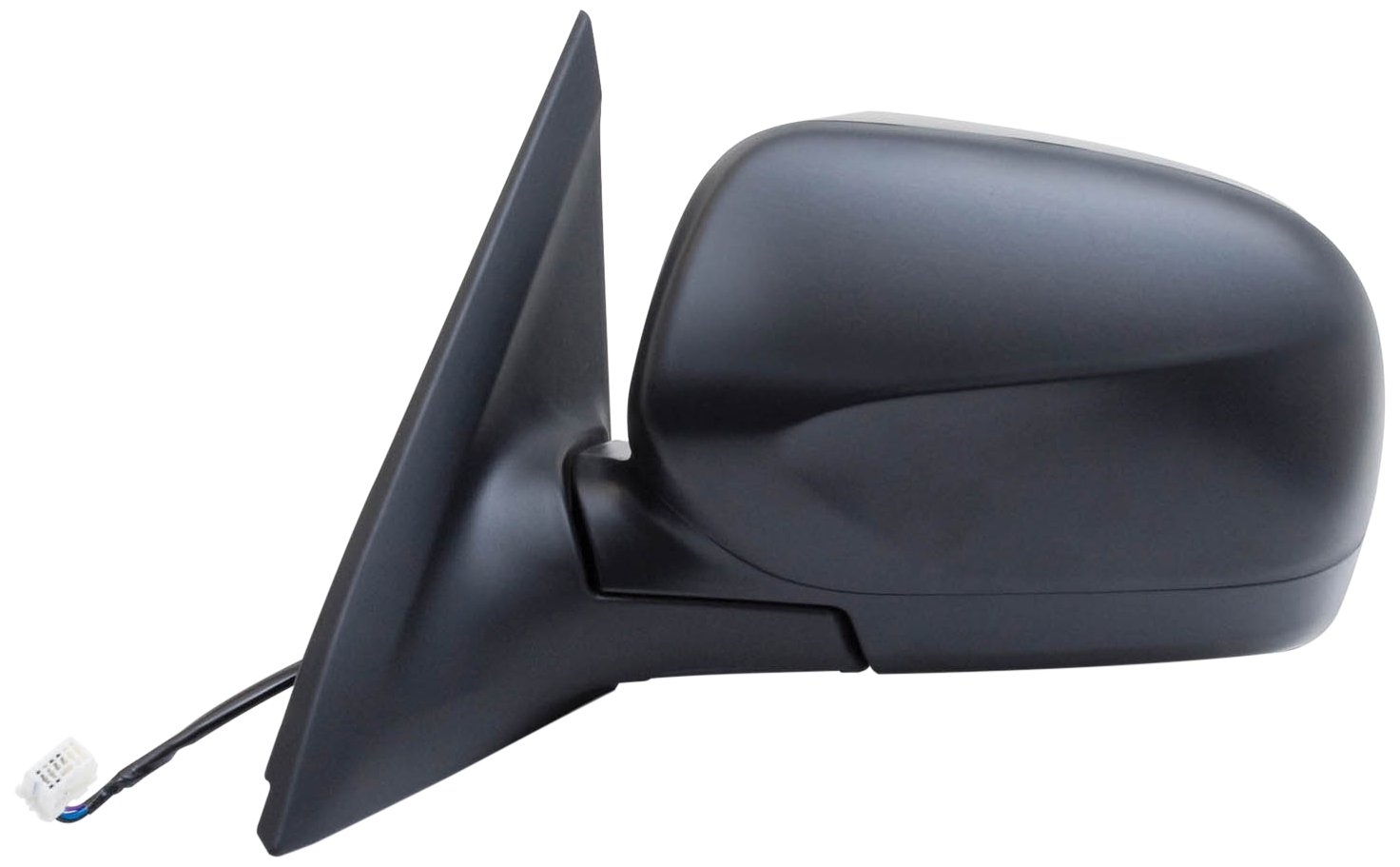 Fit System Driver Side Power Heated Foldaway Mirror with PTM Cover for Subaru Forester - Black (Part #71522U) | Replacement for Damaged Mirrors, Winter Driving Safety Upgrade