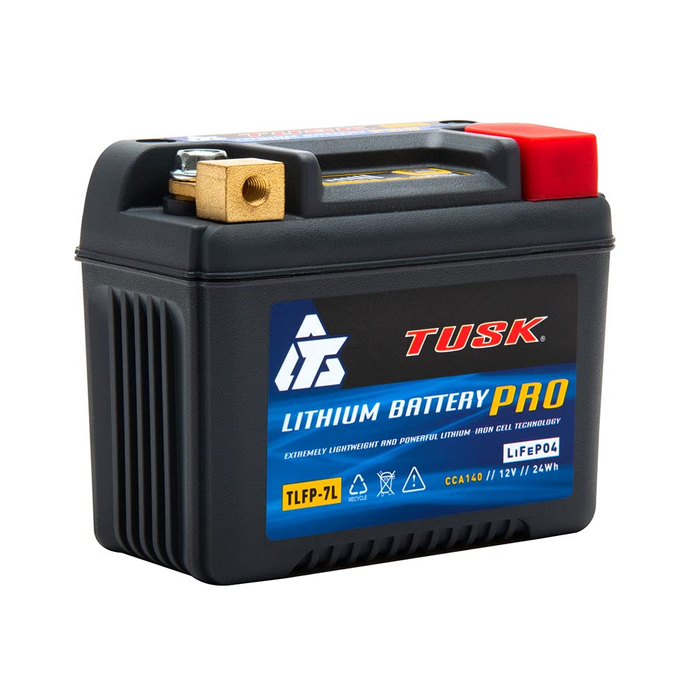 Tusk Lithium Pro Battery TLFP-7L for KTM 350 XC-F (2011-2025) - Lightweight High-Performance Powersports Battery for Off-Road Motorcycles & Dirt Bikes