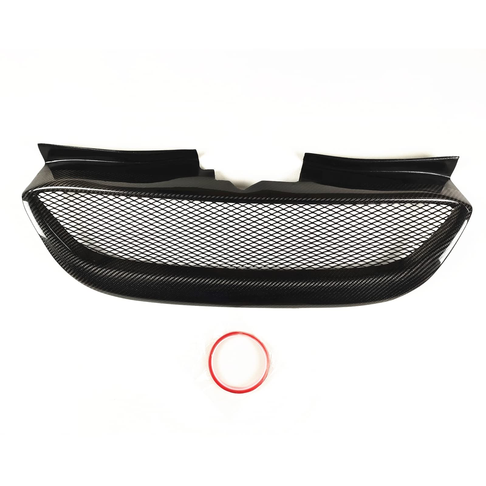 Carbon Fiber Front Bumper Mesh Grille for Hyundai Genesis Coupe 2008-2012 - Durable & Stylish Upgrade for Enhanced Airflow & Sporty Look - Perfect for Car Enthusiasts & Performance Modifications