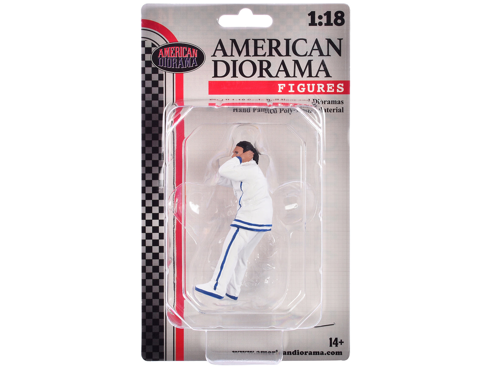 1/18 Scale Model Figure 6 - Figure18 Series 2 by American Diorama | Highly Detailed Collectible Action Figure for Car Dioramas, Model Displays & Toy Photography