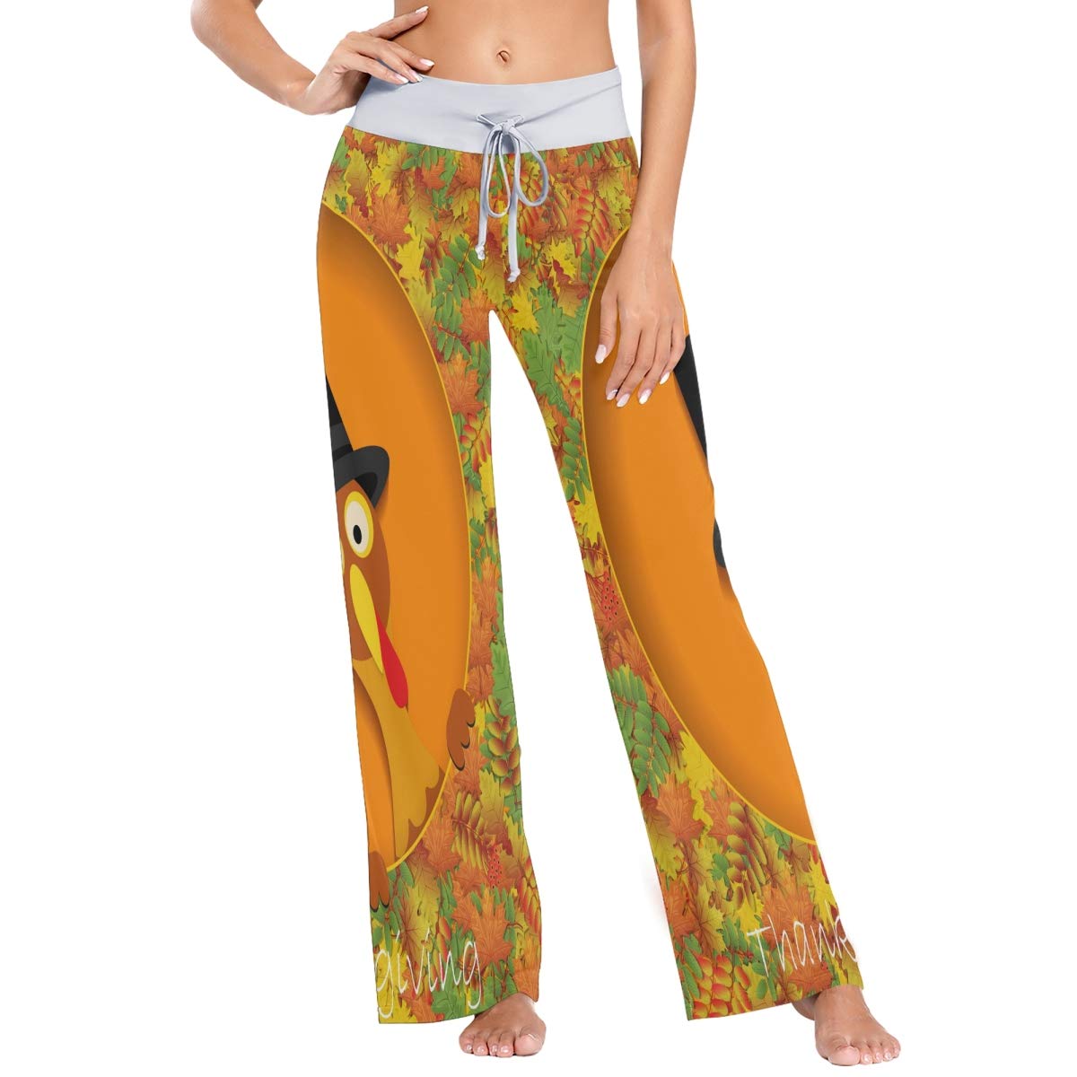 ALAZA Women's Lounge Pants - Soft Stretchy Sleepwear Pajama Pants with Wide Leg for Comfortable Relaxation at Home, Yoga, and Travel
