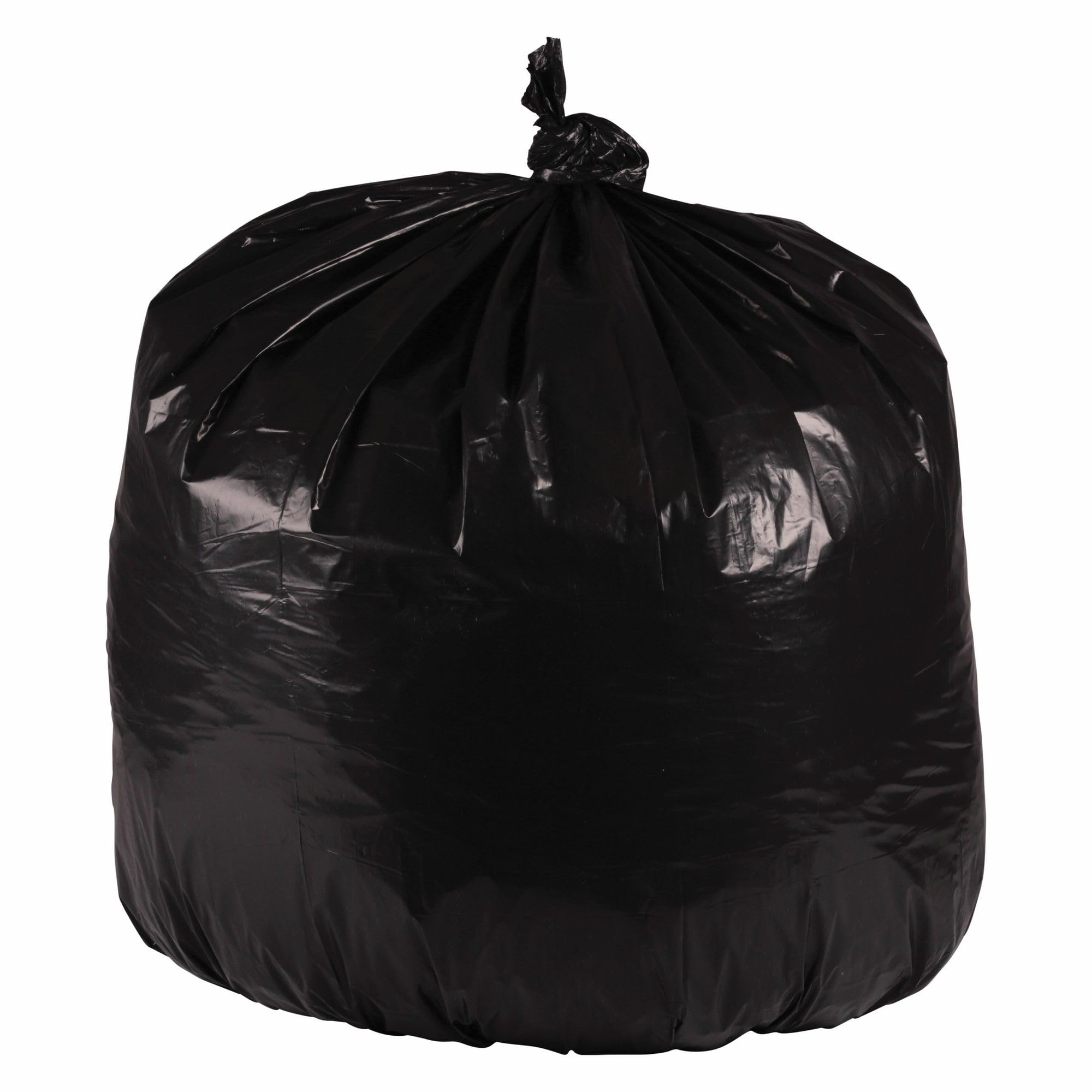 Eco-Friendly 33 Gallon Garbage Bags - Boardwalk Recycled LDPE Can Liners (1.6 mil, 33