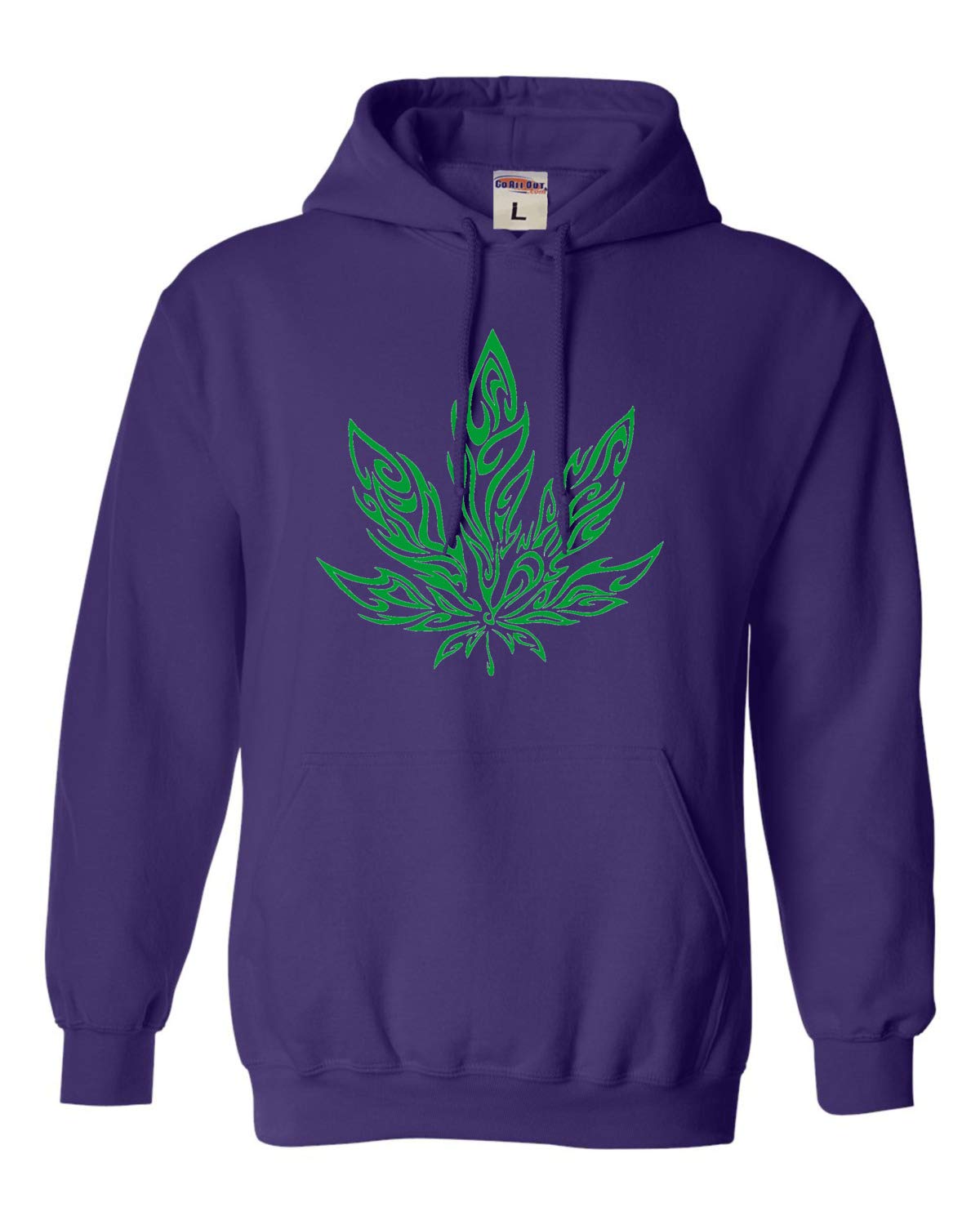 Psychedelic Pot Leaf 420 Hoodie for Men & Women - Soft Unisex Sweatshirt for Cannabis Enthusiasts - Perfect for Festivals, Parties & Casual Wear