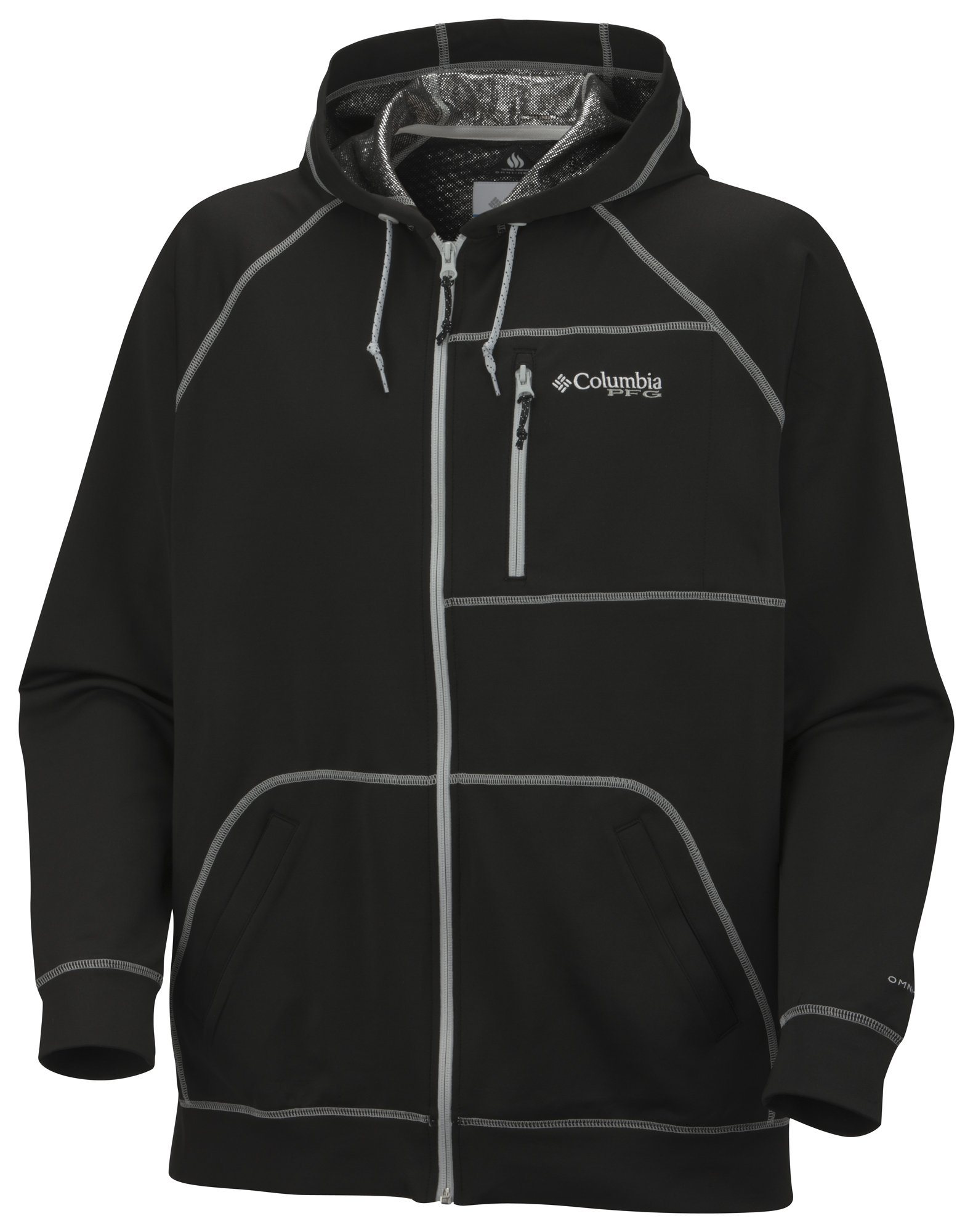 Columbia Men's Marlin Rig Hoody - Lightweight Water-Resistant Fleece Jacket for Hiking, Camping & Outdoor Activities