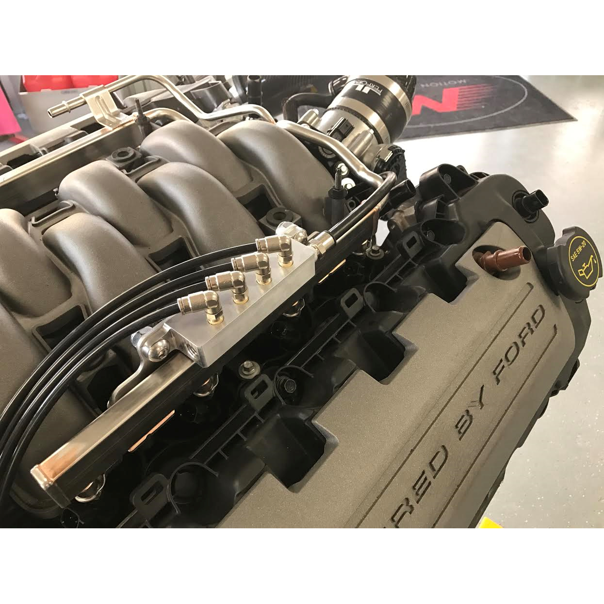 2011-2017 Ford Coyote 5.0L Boost Vacuum Distribution Block Kit with Manifold Pressure Port - 18-10020C Kit - Perfect for Performance Upgrades & Turbocharged Applications