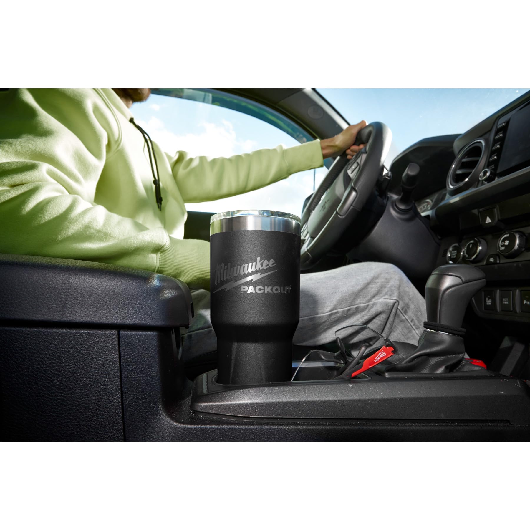 Milwaukee Packout Insulated Tumbler 890ml (30oz) Black - 48-22-8393B - Durable Stainless Steel Travel Mug for Coffee, Tea & Cold Drinks - Perfect for Construction Sites, Camping & Outdoor Adventures