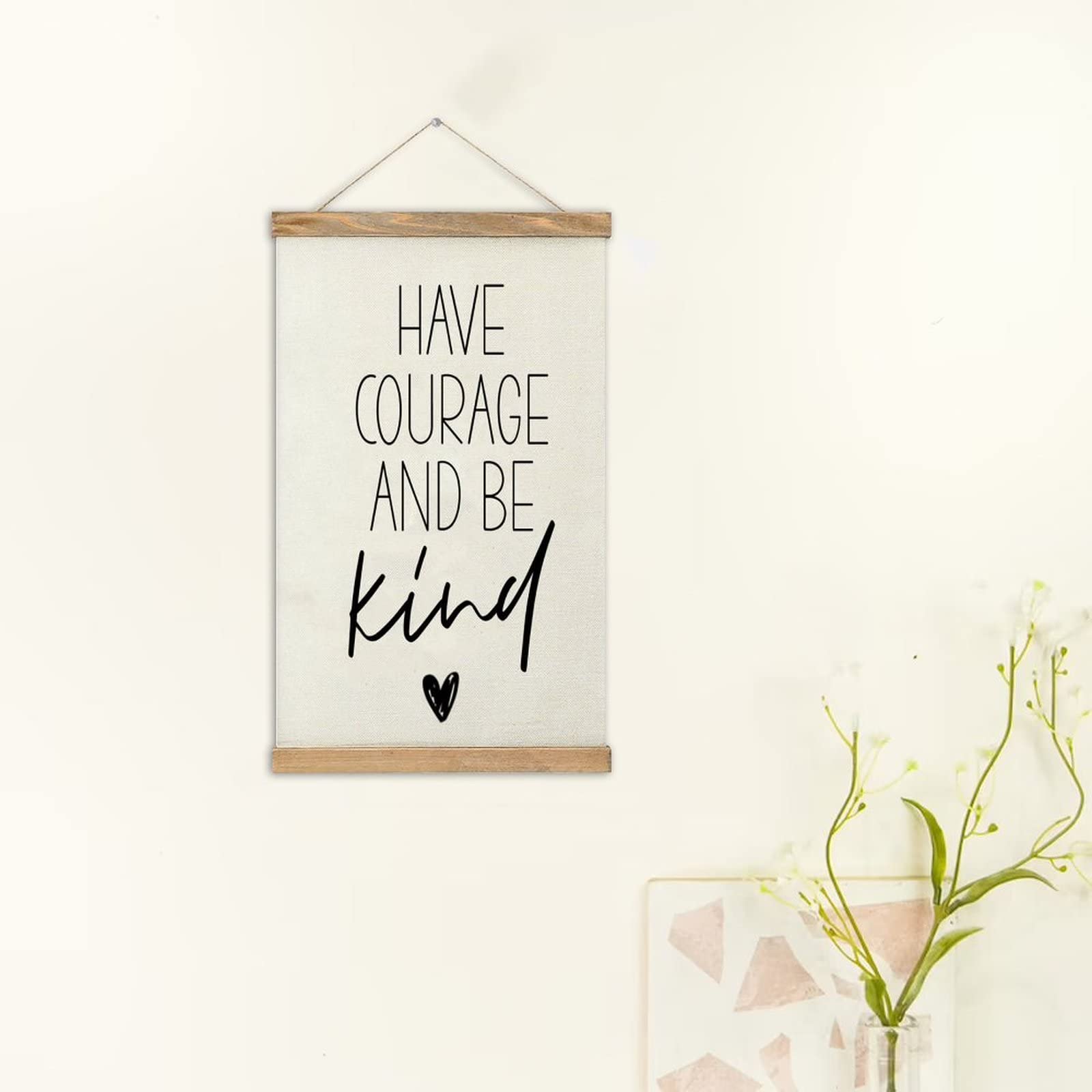 Wooden Magnetic Poster Hanger Kit - 12