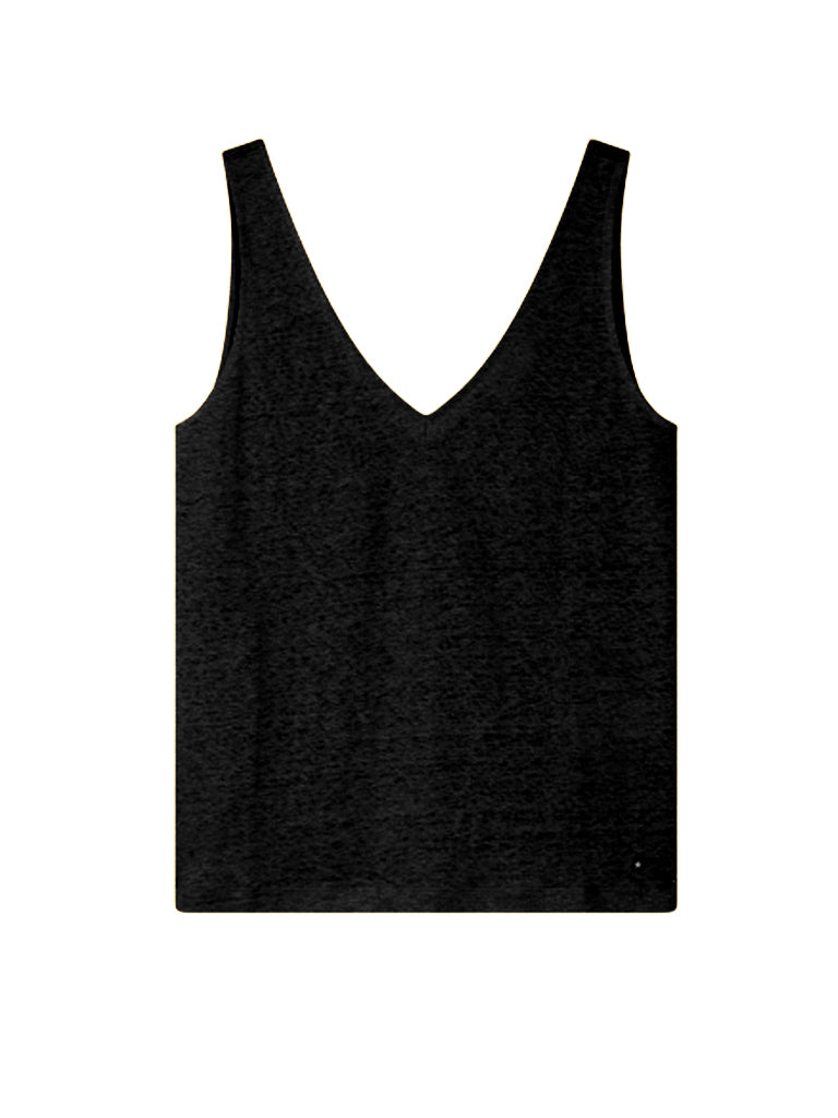 Des Petits Hauts Haniz Black Vest for Women - Stylish & Comfortable Layering Piece for Casual Outfits & Office Wear