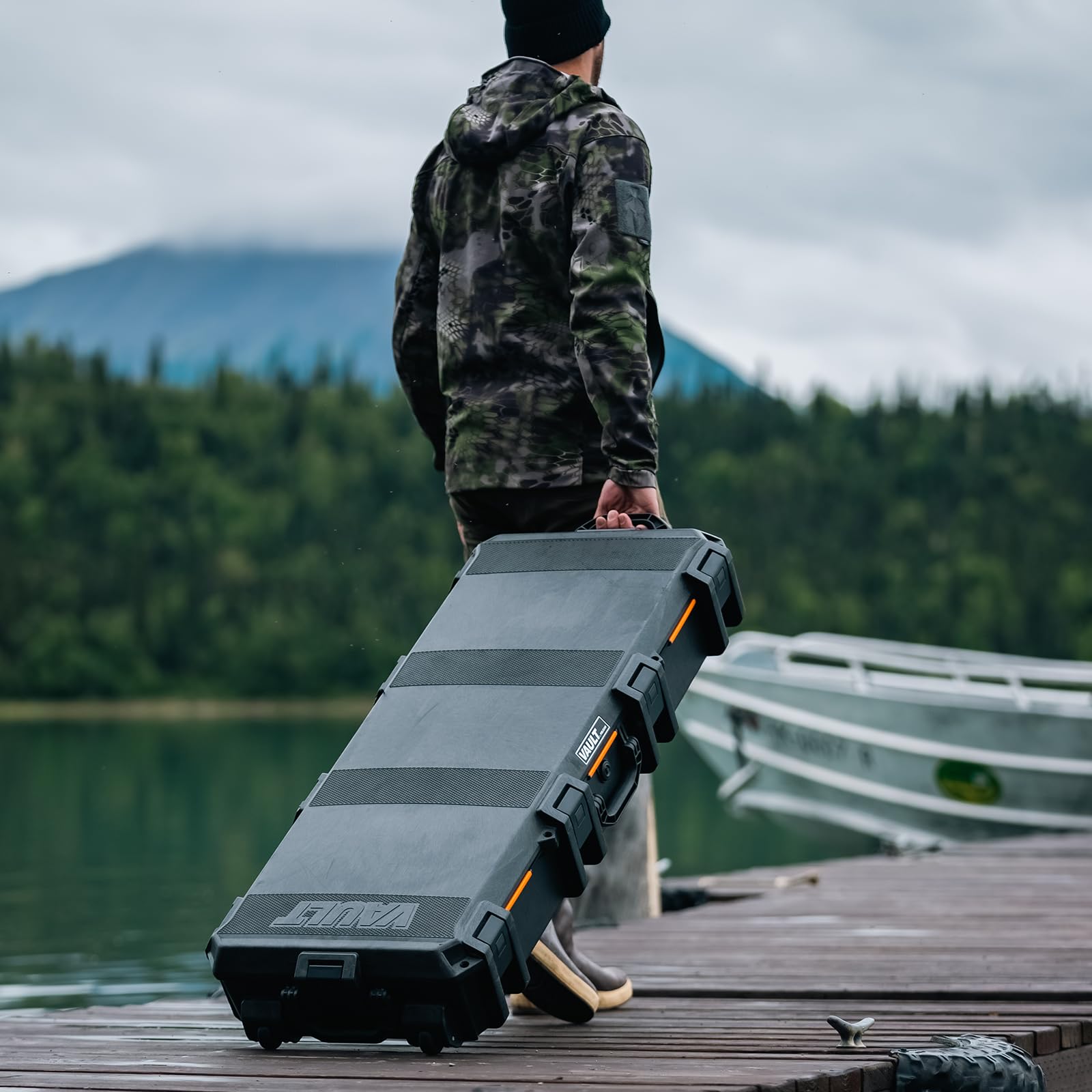 Pelican V730 Multi-Purpose Hard Case with Foam - Waterproof Protective Case for Camera Equipment, Electronics, Sports Gear & Travel Accessories - Perfect for Outdoor Adventures, Air Travel & Equipment Storage (Tan)