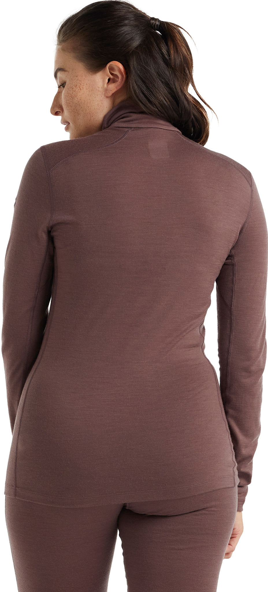 200 Oasis LS Half Zip Base Layer for Women - Thermal Long Sleeve Moisture Wicking Shirt - Perfect for Hiking, Skiing & Winter Outdoor Activities