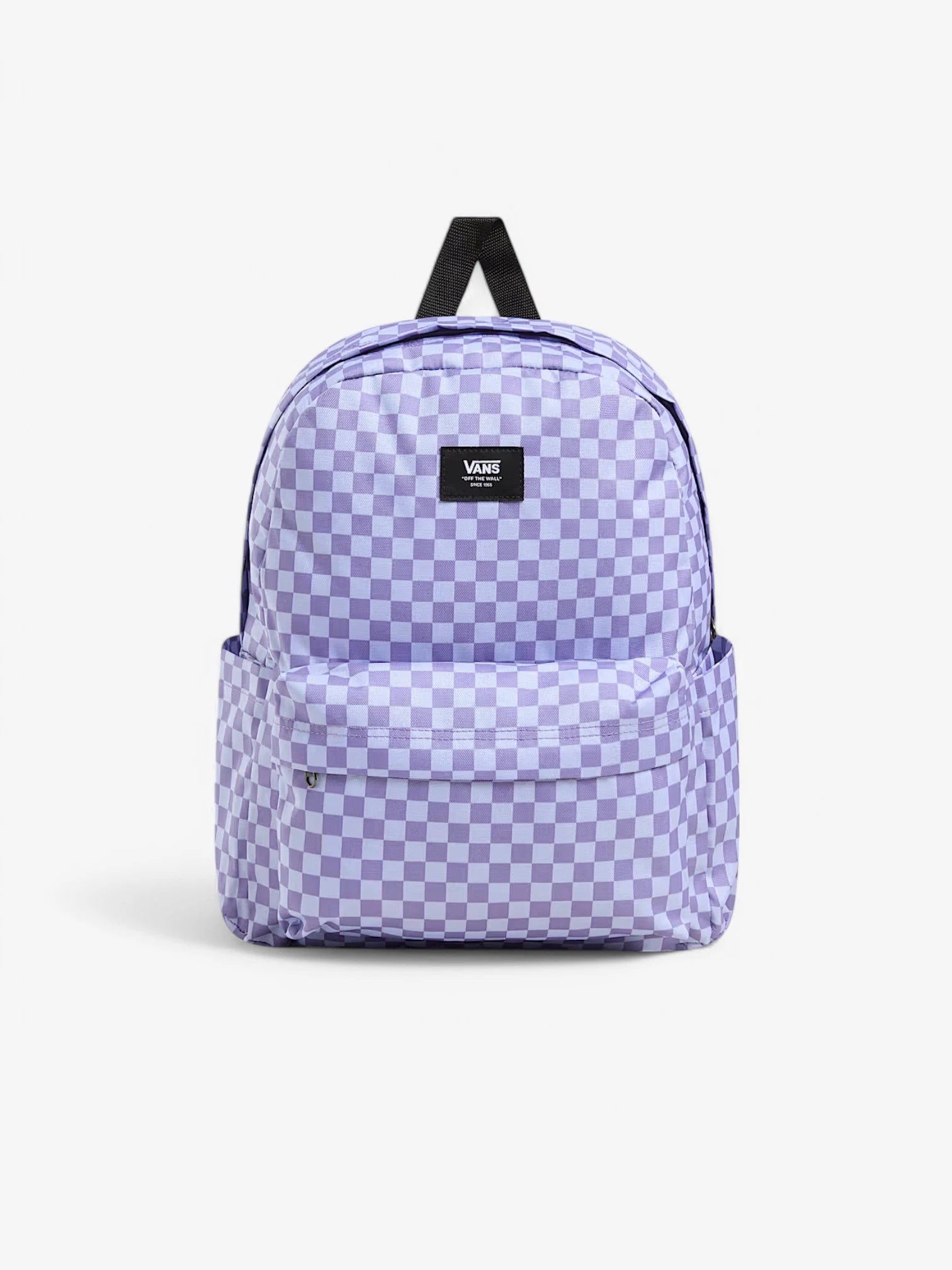 Vans Old Skool Check Backpack - Purple Laptop Backpack for School, College & Travel | Durable Daypack for Students & Commuters