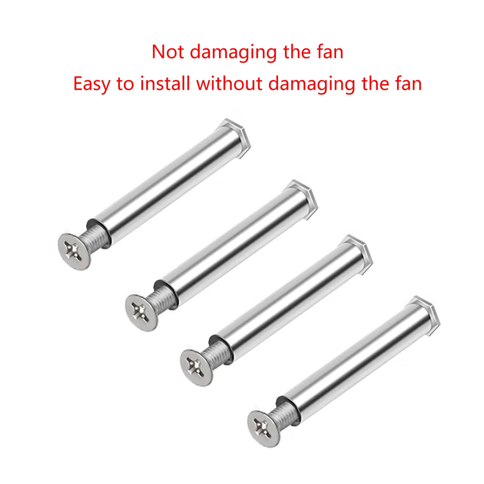 CYILPR 4-Pack 25mm Computer Fan Screws - Secure & Stable Cooling Fan Mounting Screws for PC Case, CPU Cooler, and Gaming Rig Cooling Systems