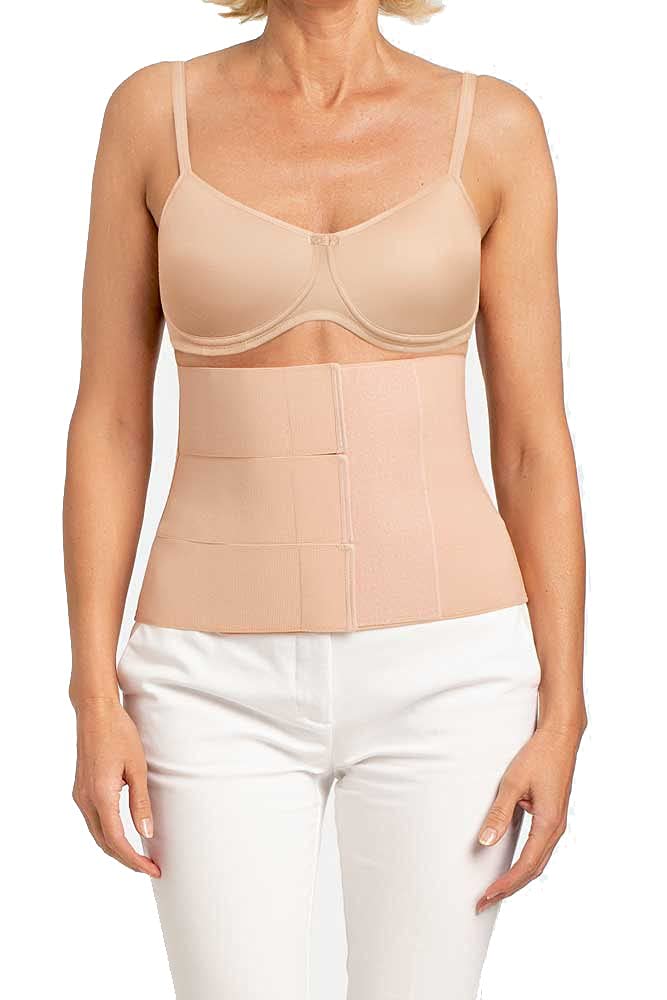 Amoena Women's Post-Surgery Compression Belly Band - Abdominal Binder for C-Section Recovery & Tummy Tuck Support - Ideal for Postpartum, Hernia & Weight Loss Surgery Patients