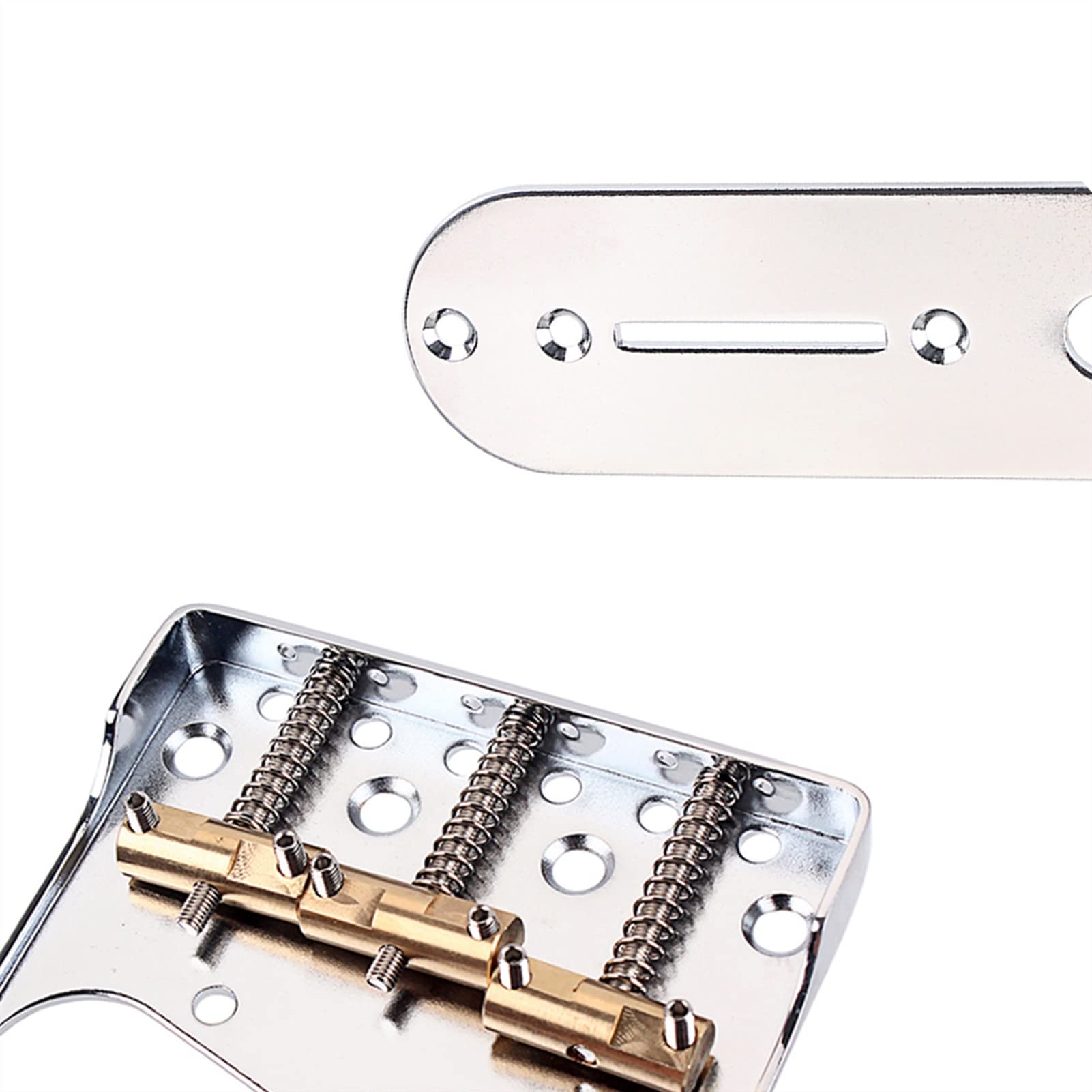 Vintage Chrome TL-Style Electric Guitar Bridge & Replacement Parts - High-Quality Guitar Hardware for Rock, Blues & Stage Performances