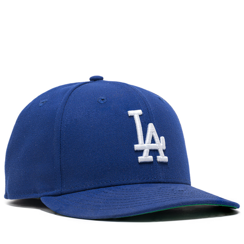 New Era x Politics Los Angeles Dodgers 59FIFTY Fitted Hat - Dark Royal Blue Baseball Cap for Men & Women - Perfect for Games, Streetwear & Sports Fashion