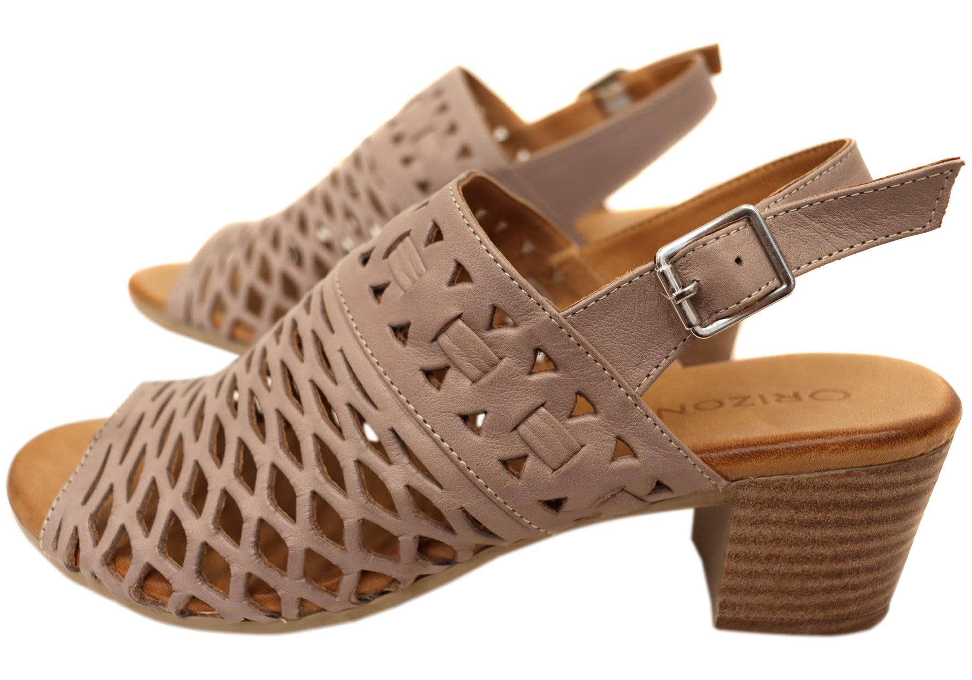 Orizonte Maxeen Women's Comfortable European Leather Sandals - Stylish & Breathable for Summer, Travel & Casual Wear