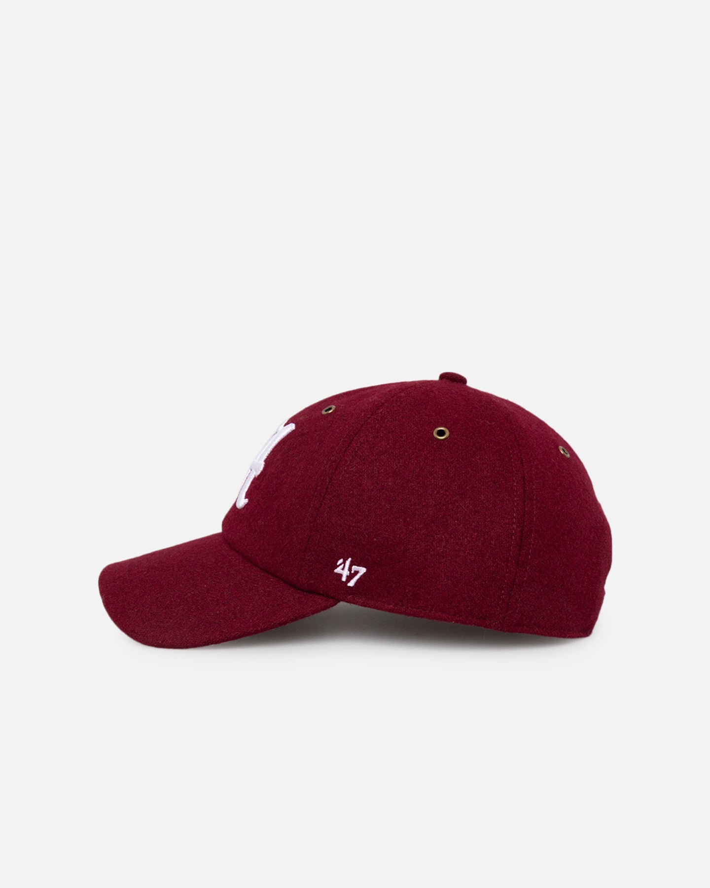 47 Brand Alabama Crimson Tide Wooly Clean Up Adjustable Strapback Hat - Perfect for Game Day, Tailgating & College Football Fans