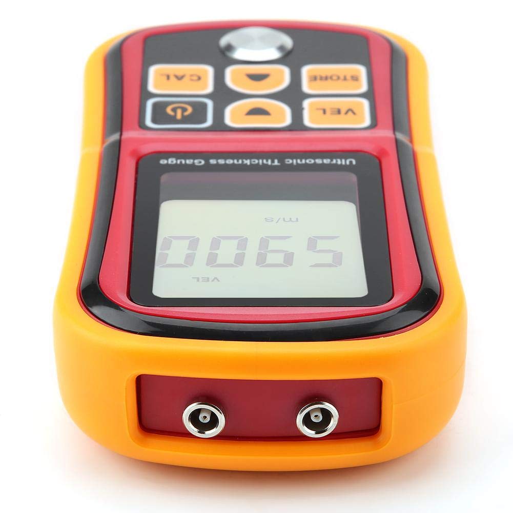 Akozon Digital Ultrasonic Thickness Gauge Meter - 1.2-300mm Metal Thickness Tester with Sound Velocity Measurement | Ideal for Industrial Quality Control, Automotive Repair & Metal Fabrication