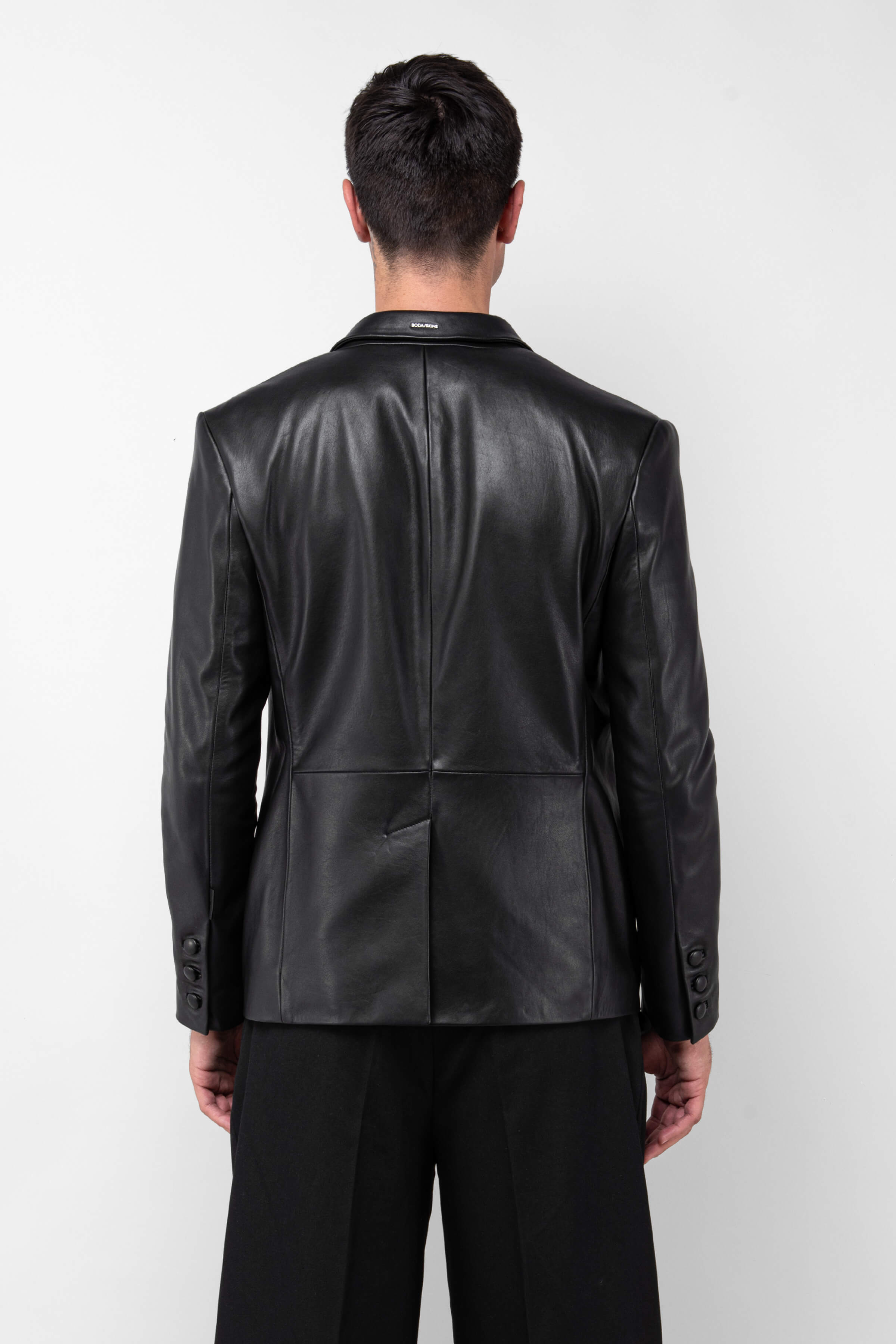 Premium Genuine Leather Blazer for Women - Elegant Long Tailored Jacket for Office, Business & Formal Events | Stylish Outerwear for Work & Evening Occasions