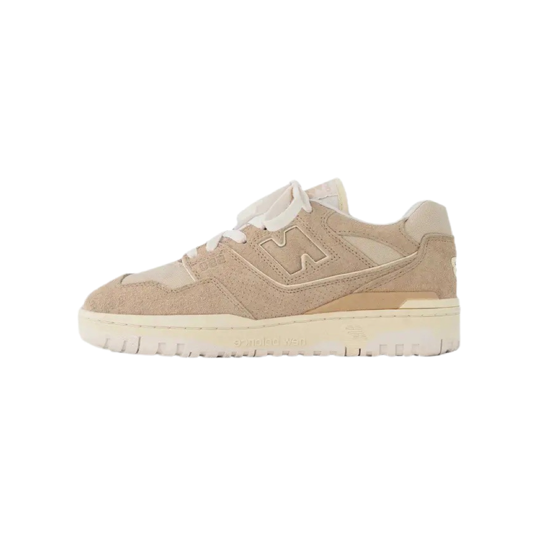 New Balance 550 Sneakers Aime Leon Dore Taupe Suede Leather Shoes for Men - Casual Wear & Street Style Fashion