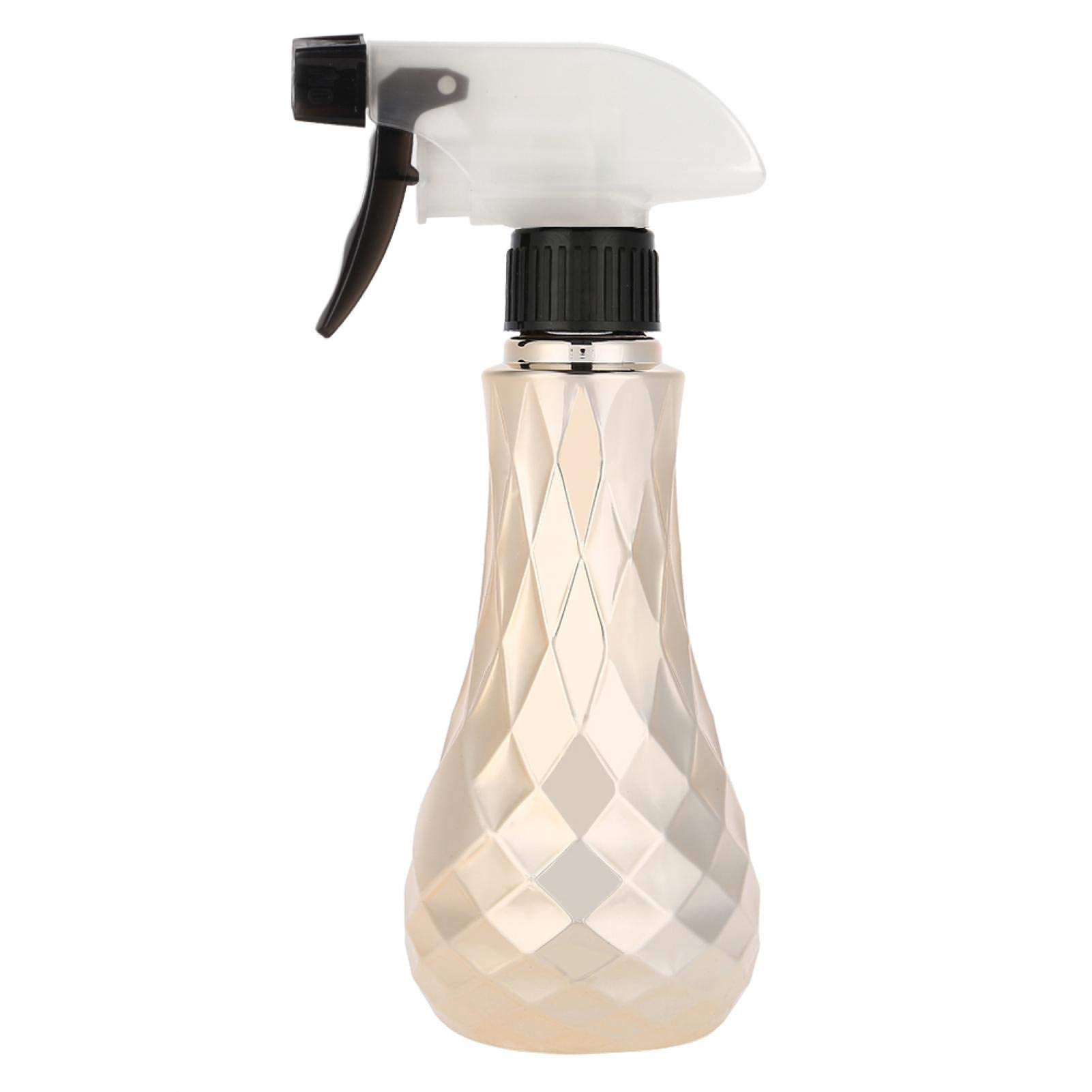 Golden Refillable Water Spray Bottle for Hair Salon & Home Use - Perfect for Styling, Misting & Hydrating Hair