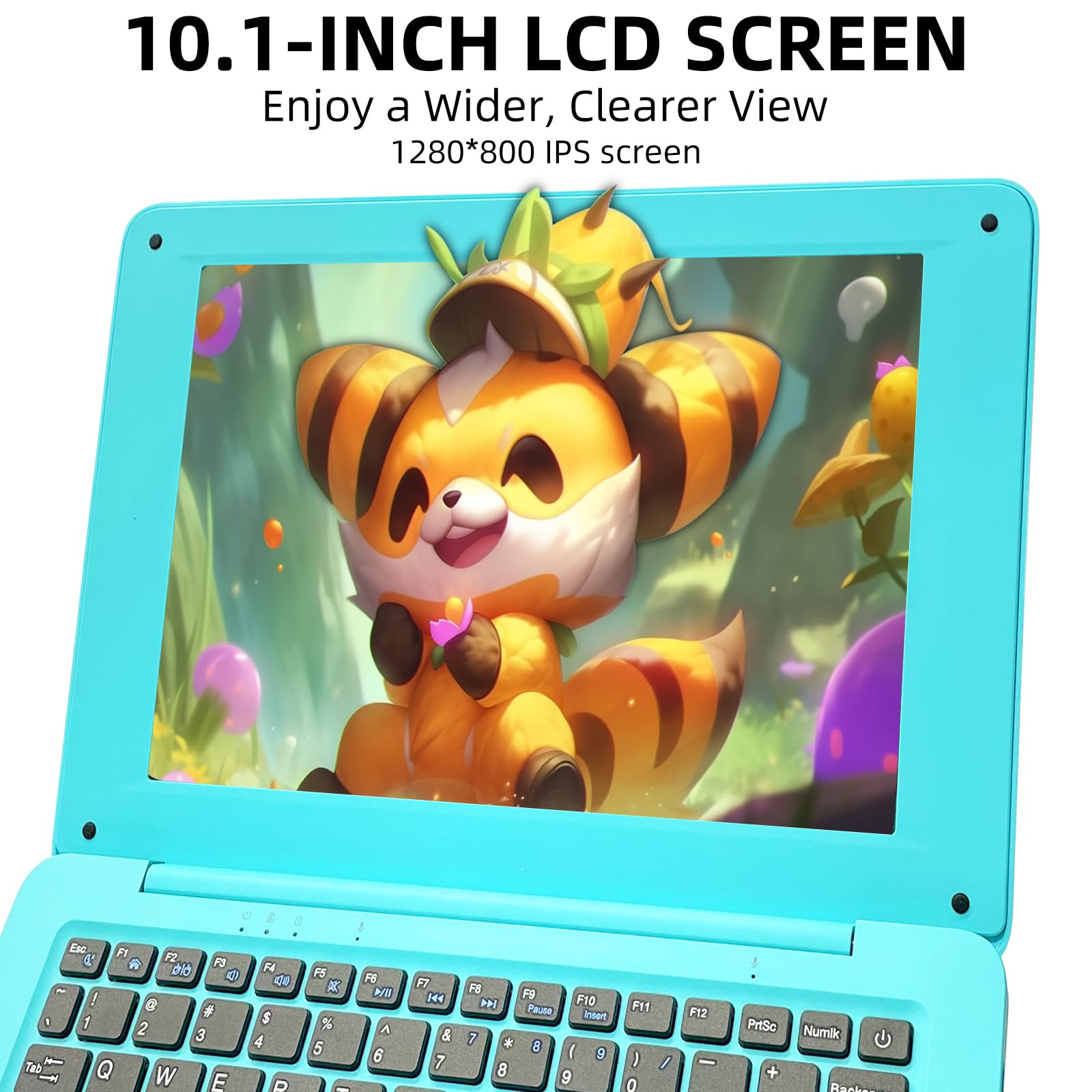 iSTYLE 10.1 Inch Windows 10 Ultra Thin Laptop - Full HD Display, 2GB RAM, 32GB Storage, Intel Atom Quad Core 1.44GHz, USB 3.0, WiFi, HDMI, Bluetooth - Includes Laptop Bag, Mouse, Mouse Pad & Headphones (Blue) - Perfect for Work, Study & Travel