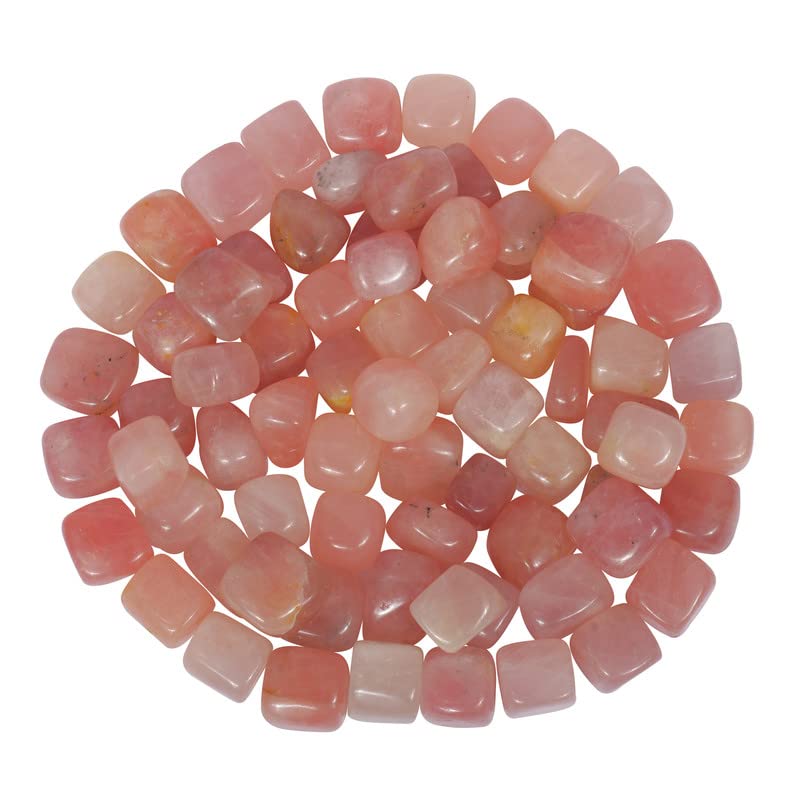 Rose Quartz Crystal - Natural Polished Love Stone for Healing & Meditation - Tumbled Gemstone for Chakra Balancing & Spiritual Gifts - Perfect for Home Decor, Yoga Spaces & Women's Wellness Gifts