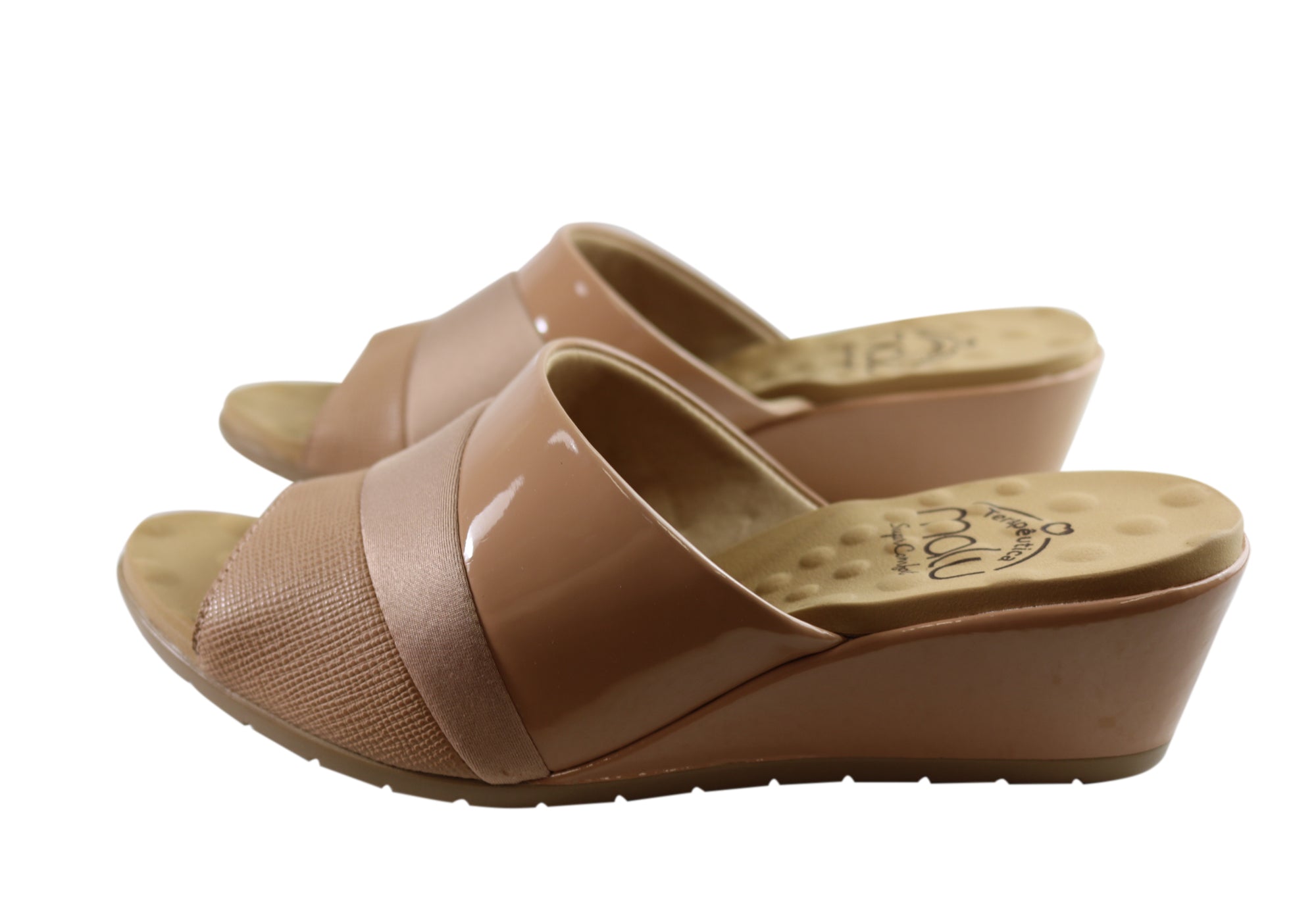 Malu Supercomfort Gracen Women's Comfort Wedge Slides - Made in Brazil - Perfect for Beach, Pool, and Summer Casual Wear